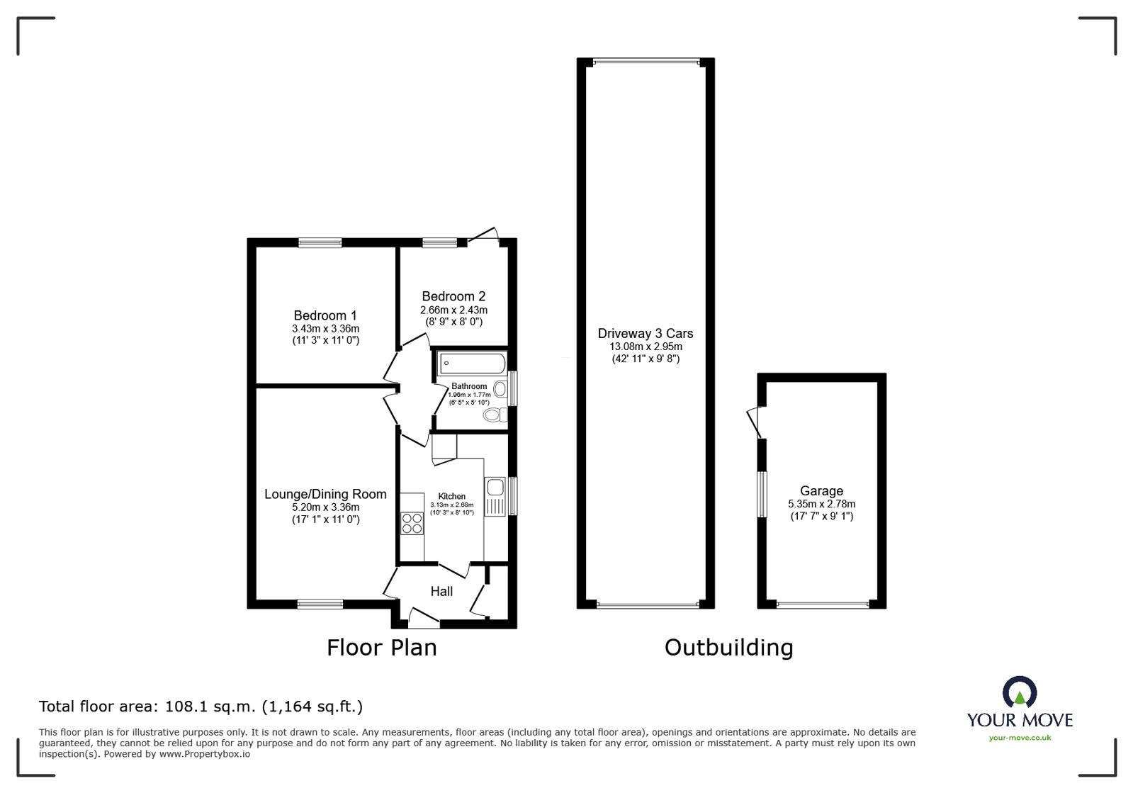 64, Galloway Close, Leicester floorplan