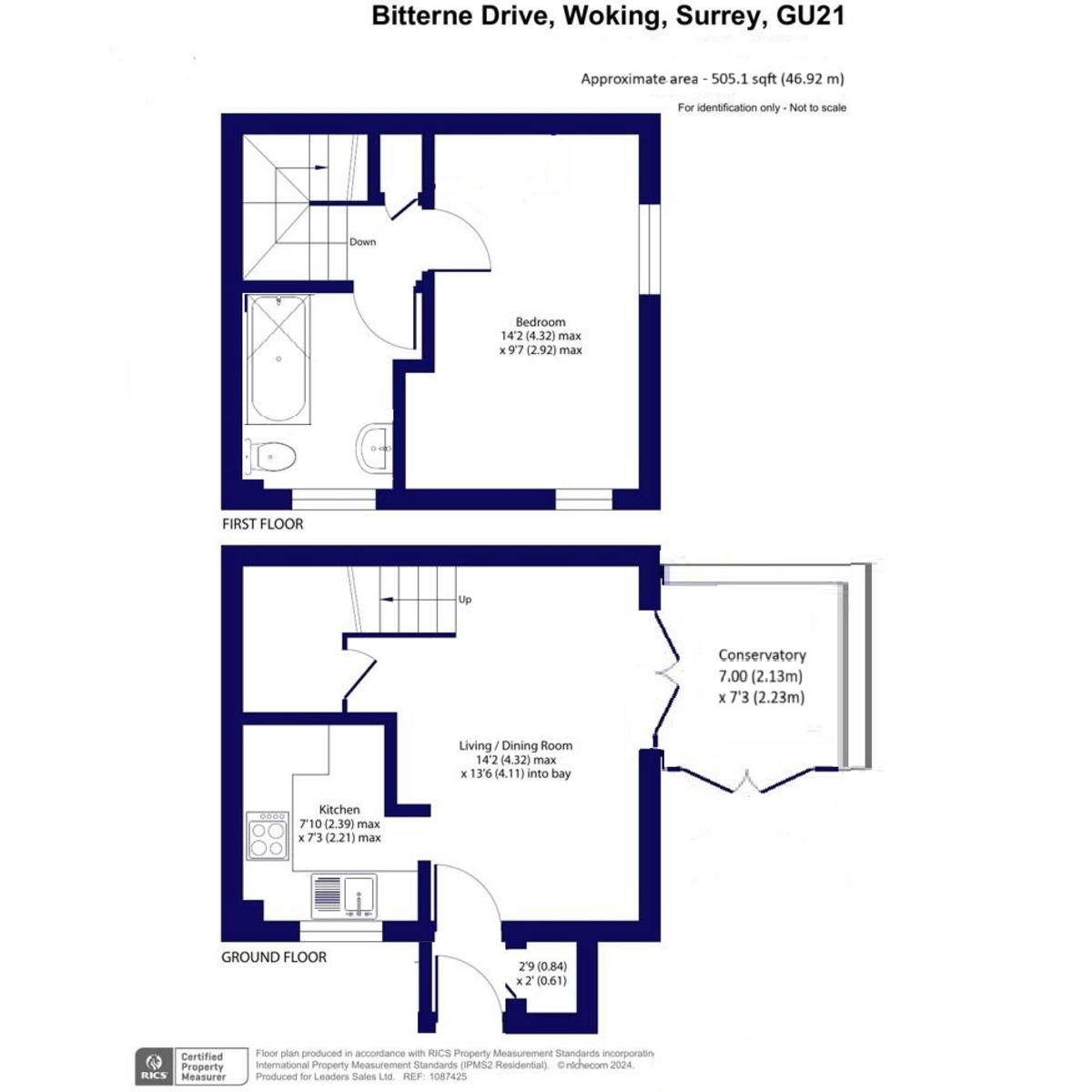 48, Bitterne Drive, Woking floorplan