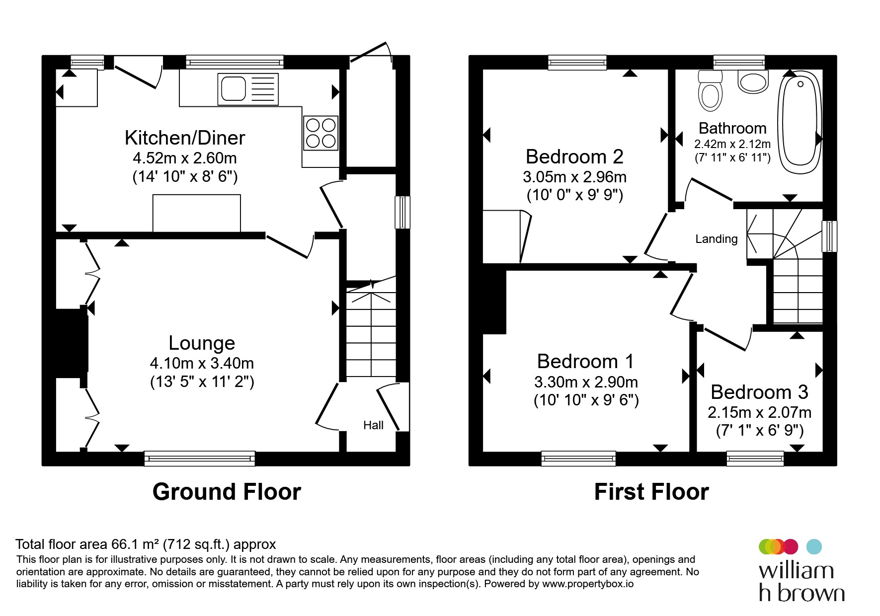 115, Gainsford Crescent, Nottingham floorplan