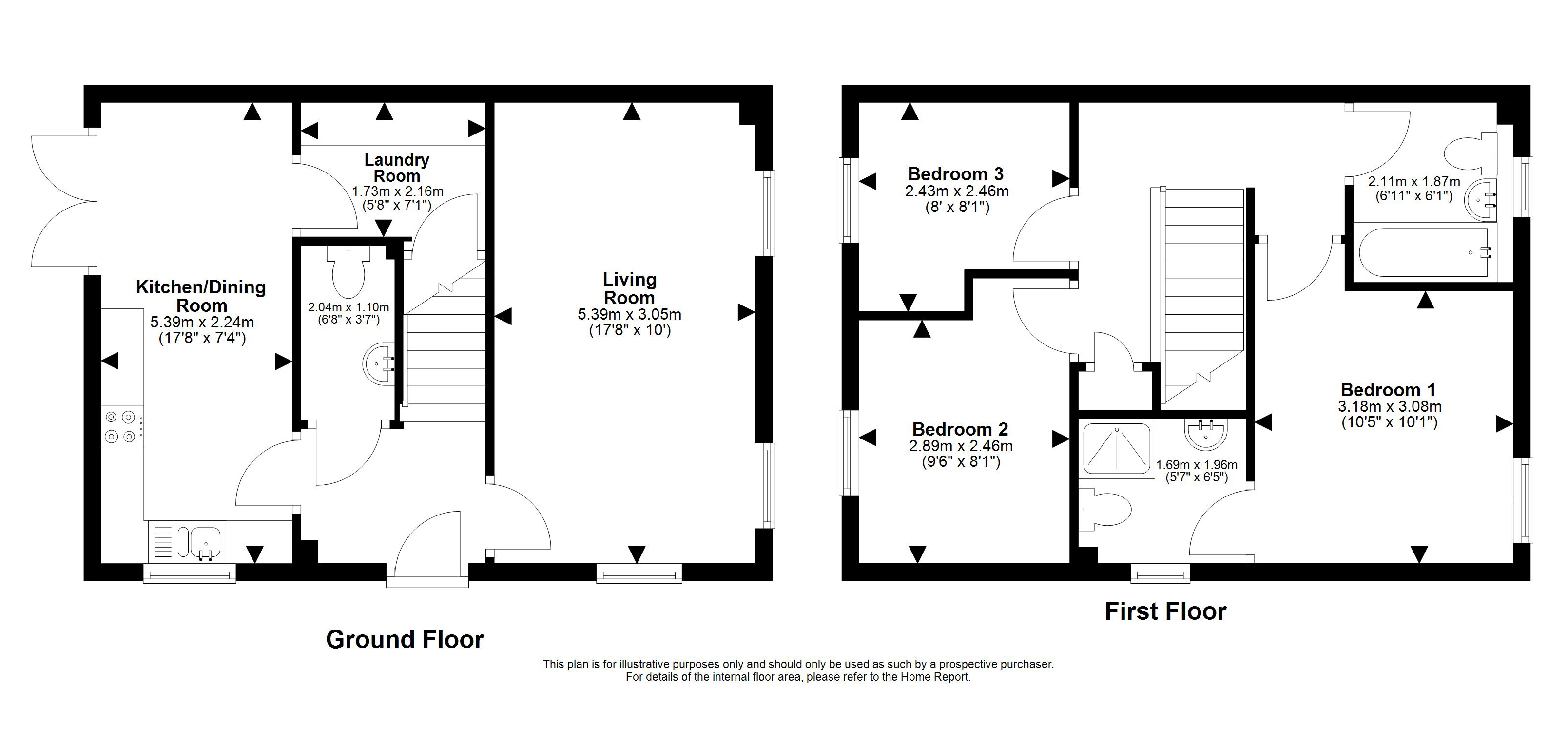 Plot 73, Calrton, Edgelaw View, Gilmerton floorplan