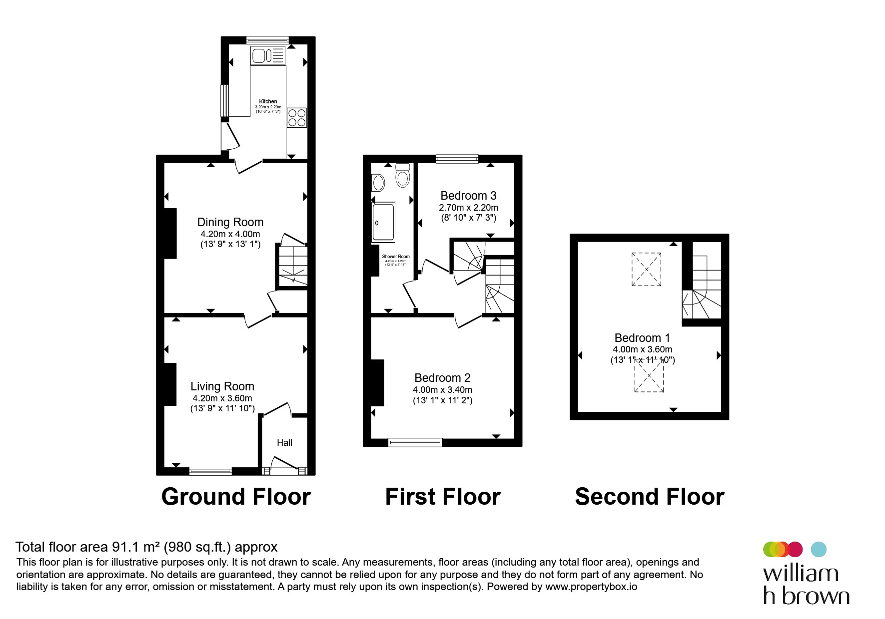 31, Cross Flatts Row, Leeds floorplan