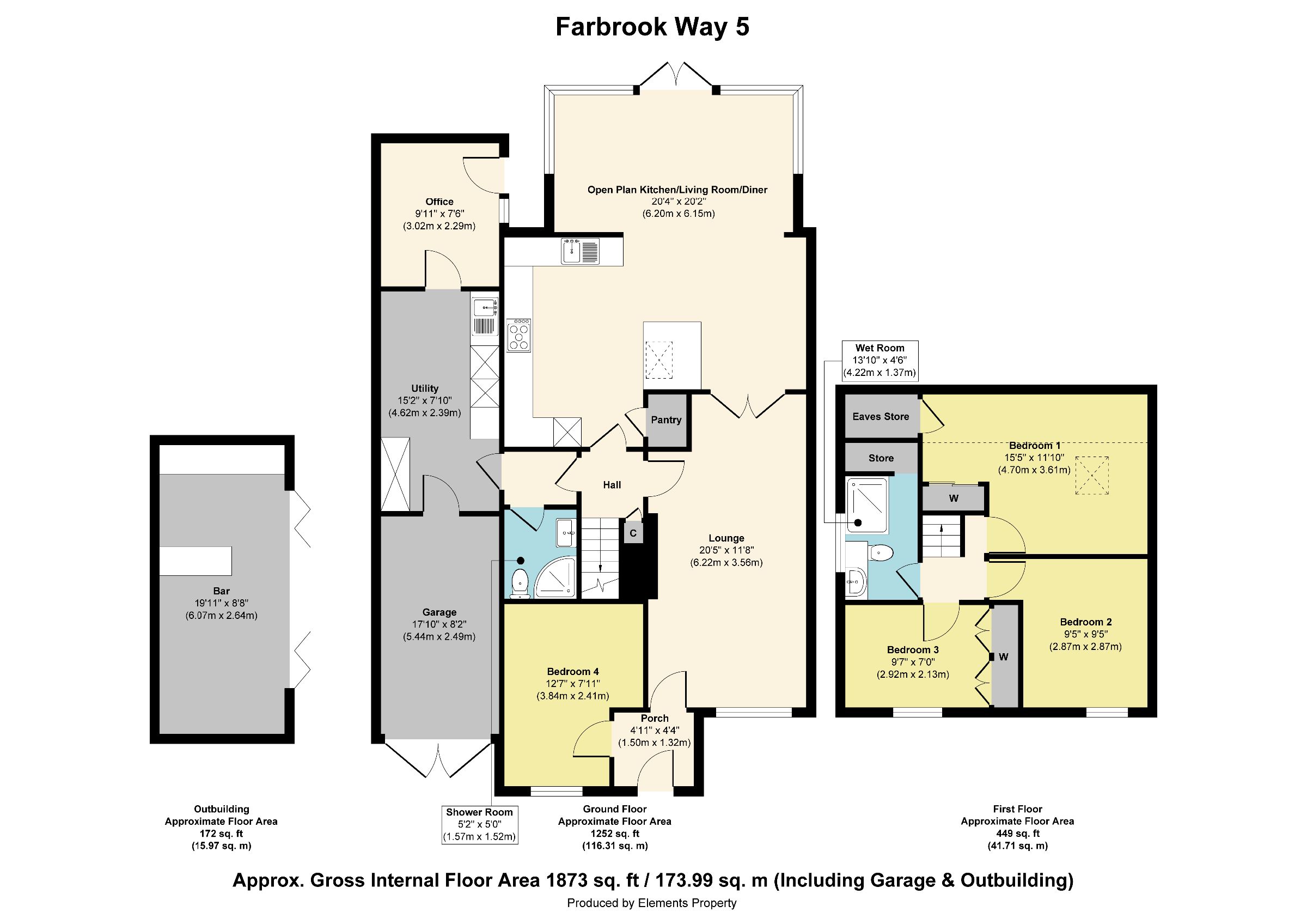 5 Farbrook Way, Willenhall floorplan