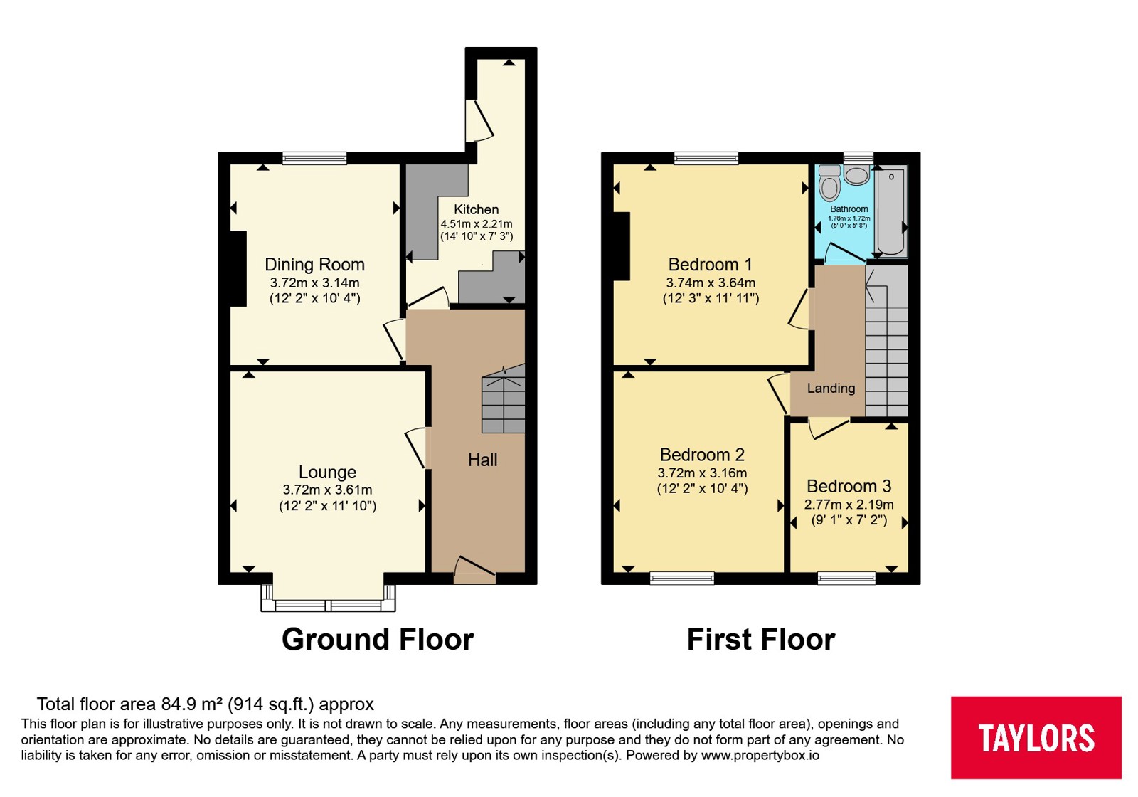 134, Northville Road, Gloucestershire floorplan
