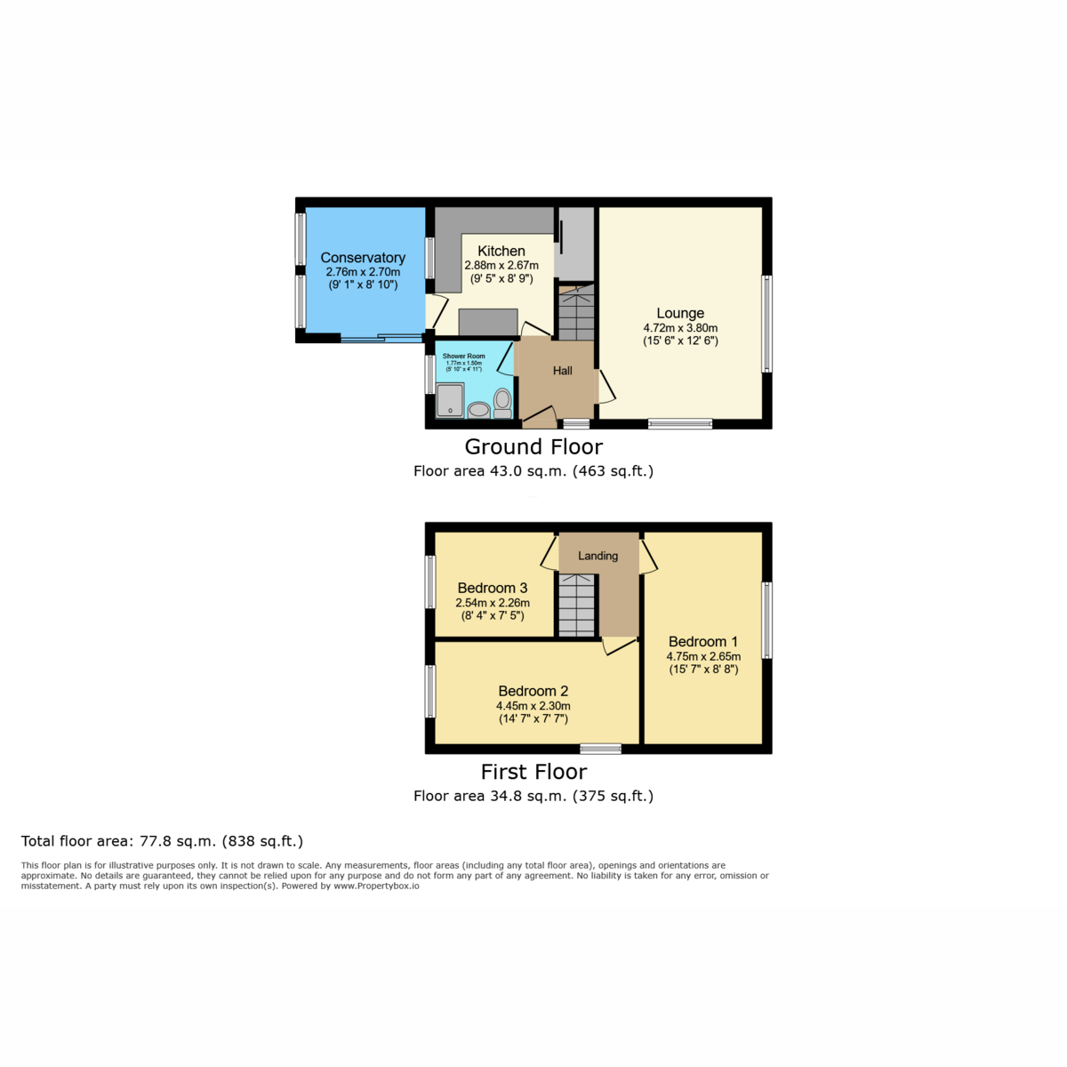 34, Bramhall Rise, Northampton floorplan