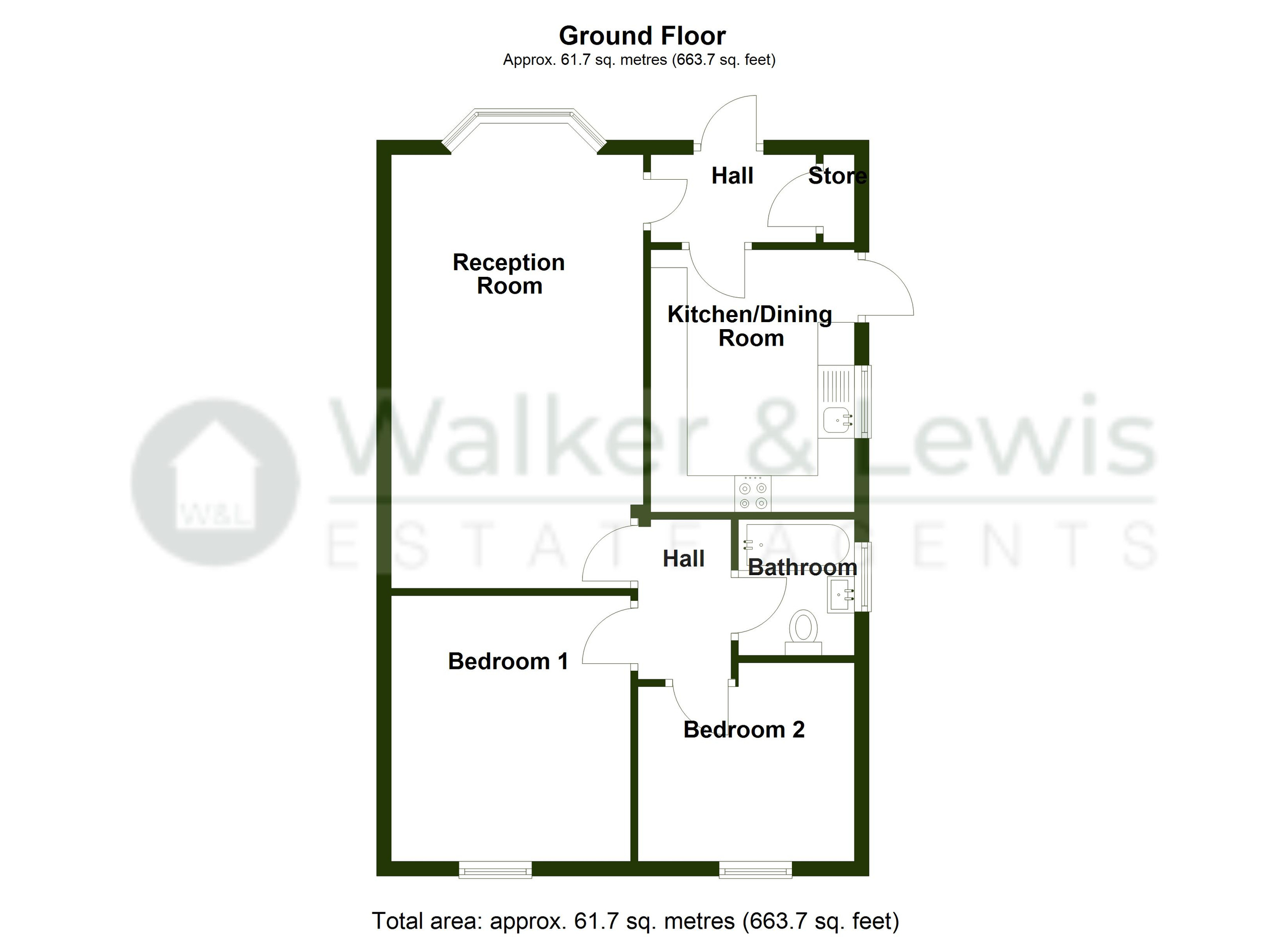 16 St. Fagans Grove, Merthyr Tydfil floorplan