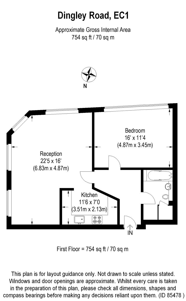 1 Bedrooms Flat to rent in City Reach, 22, Dingley Road, Islington EC1V