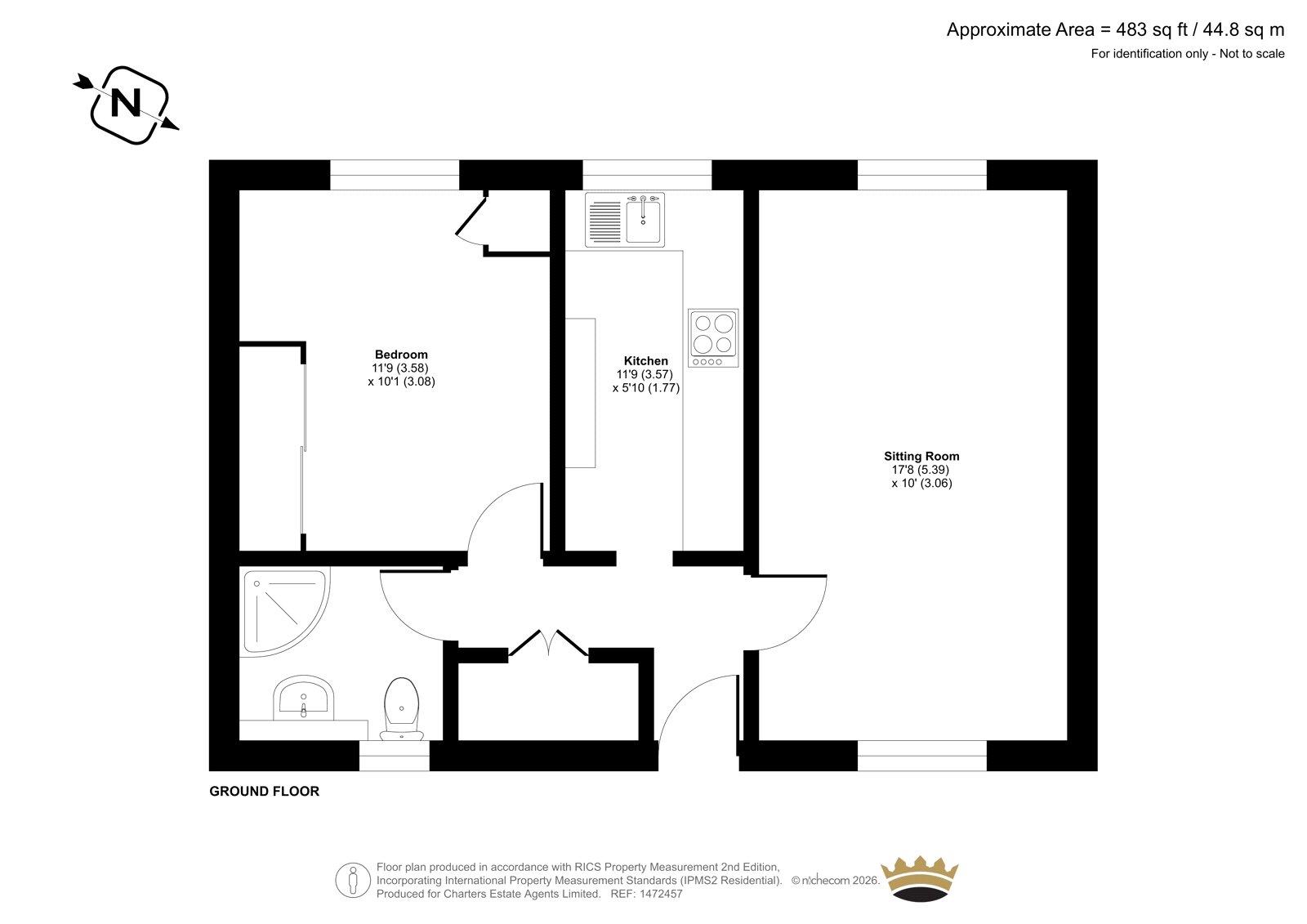 1, South Lodge, Sompting floorplan