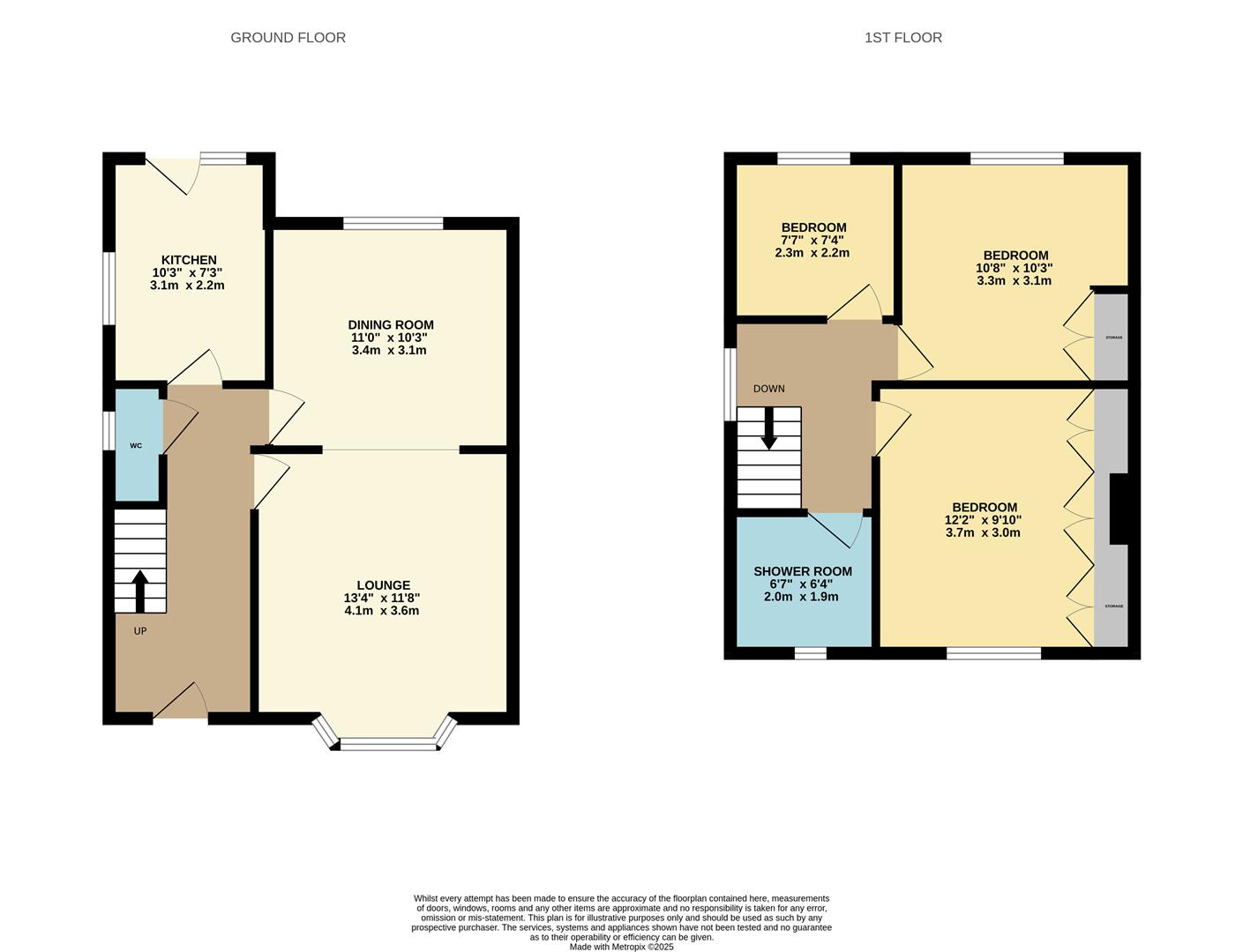 12, Edward Close, Kettering floorplan