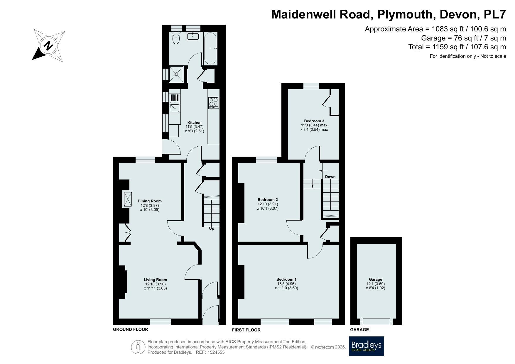 14 Maidenwell Road, Plymouth Devon, Devon floorplan