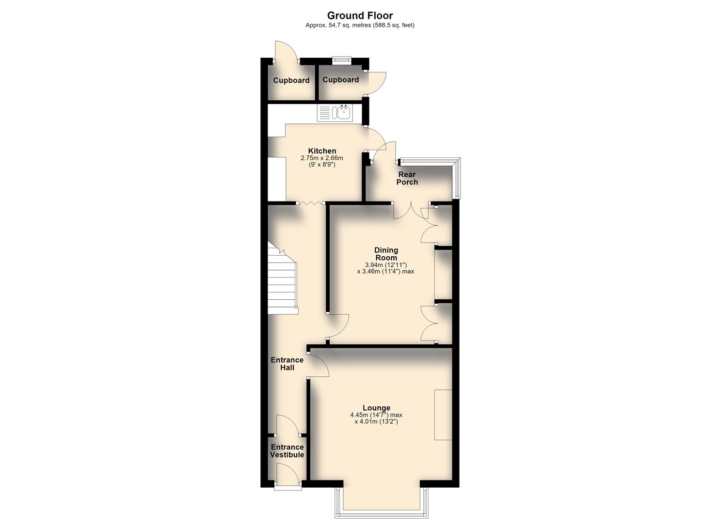26, Old Park Road, Plymouth floorplan