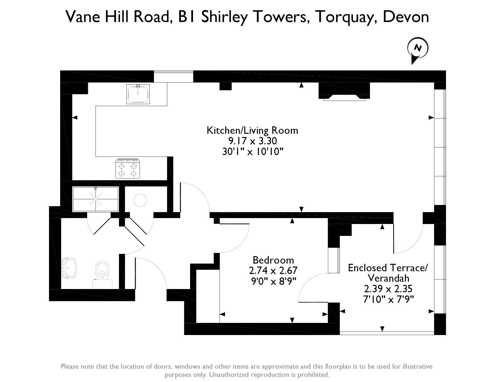 1 bed flat for sale in Shirley Towers, Vane Hill Road, Torquay TQ1 Zoopla