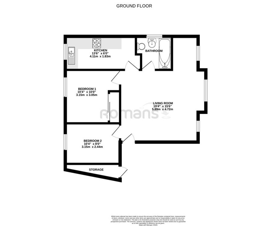 28B, Fleming Place, Winchester floorplan