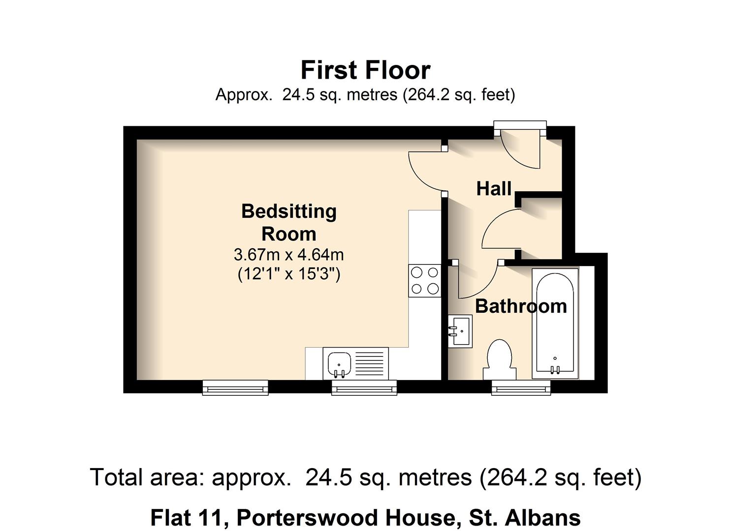Porters Wood, St. Albans floorplan