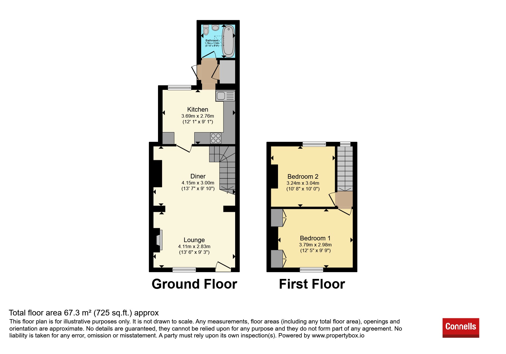 8, Elm Road, Newton Abbot floorplan