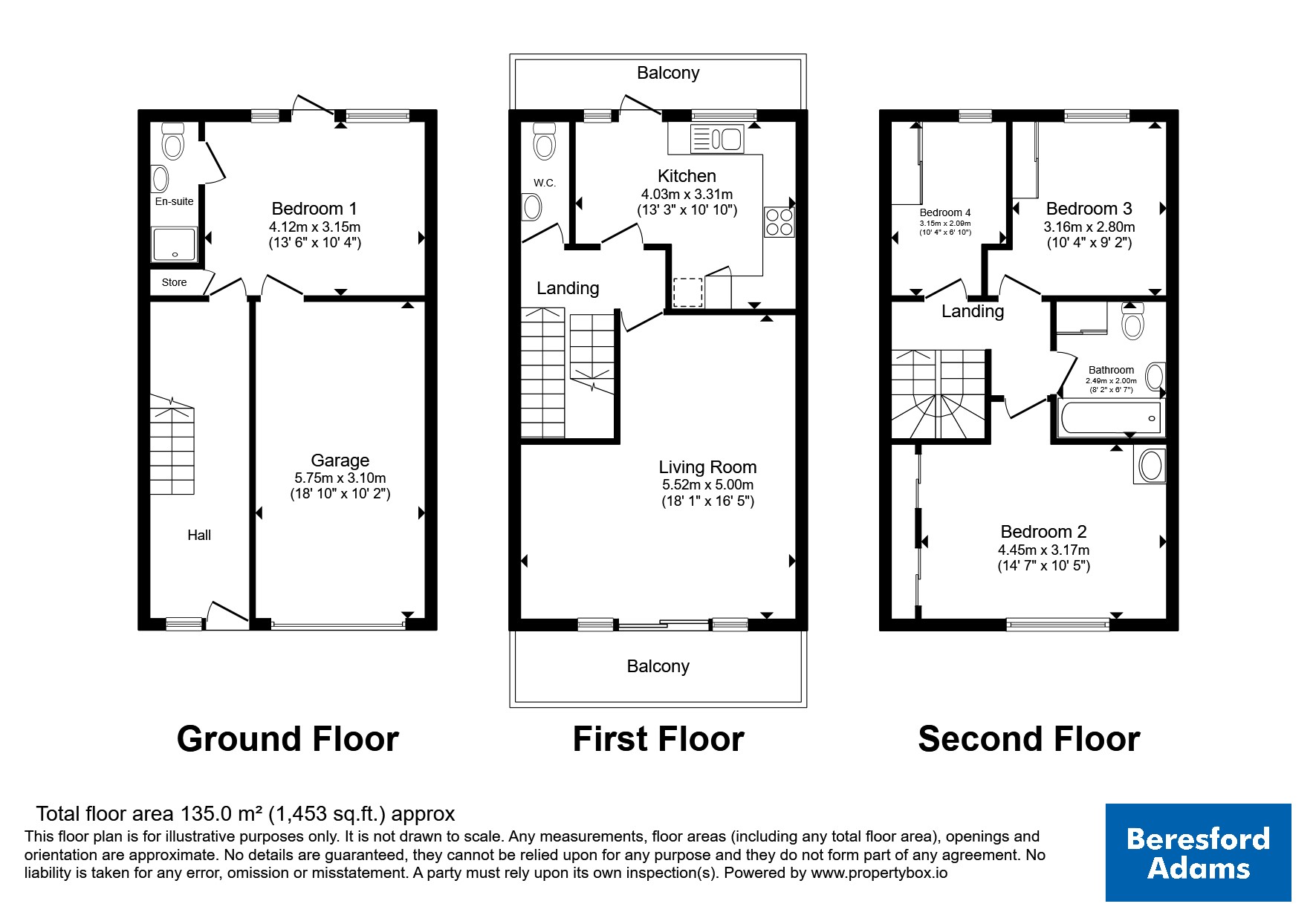 4, Min Y Traeth, Pwllheli floorplan