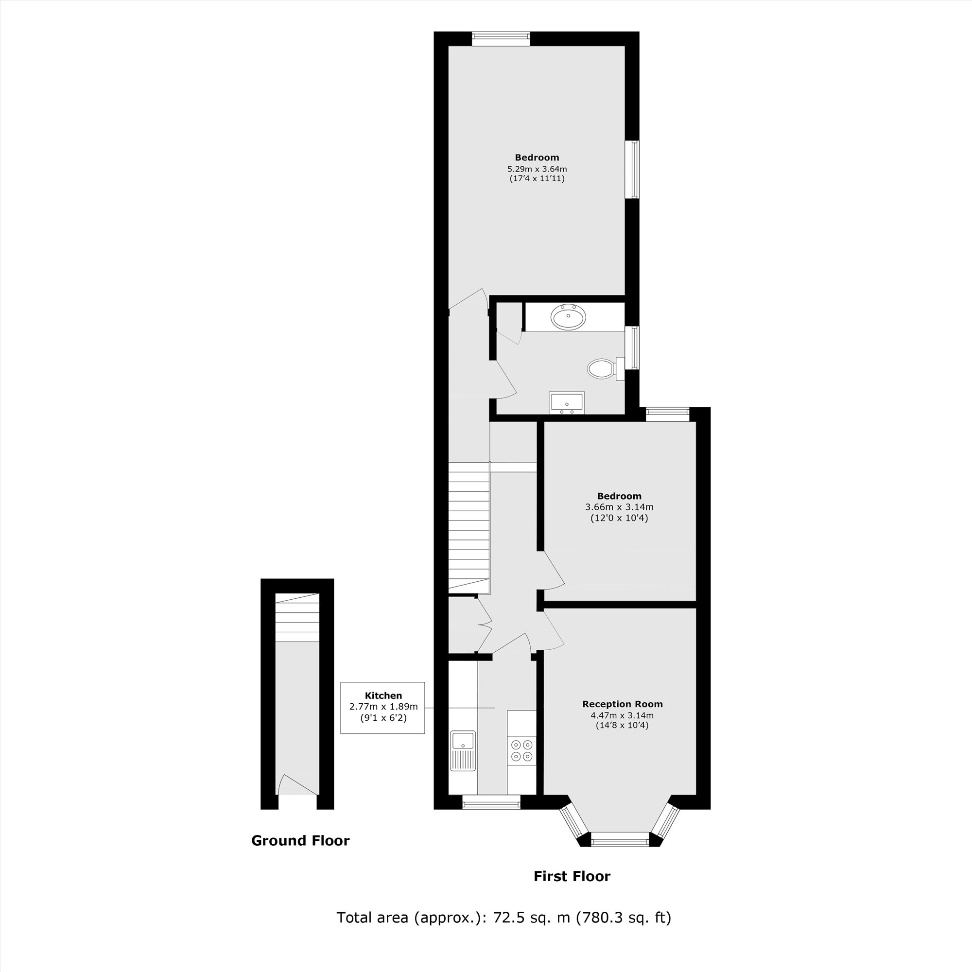 Valetta Road, London floorplan