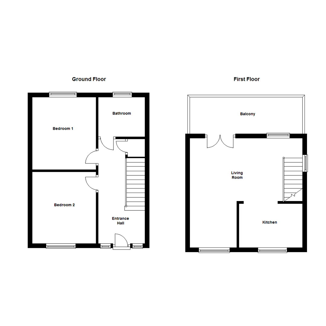 2 Bedrooms Flat to rent in Swarcliffe Approach, Leeds LS14