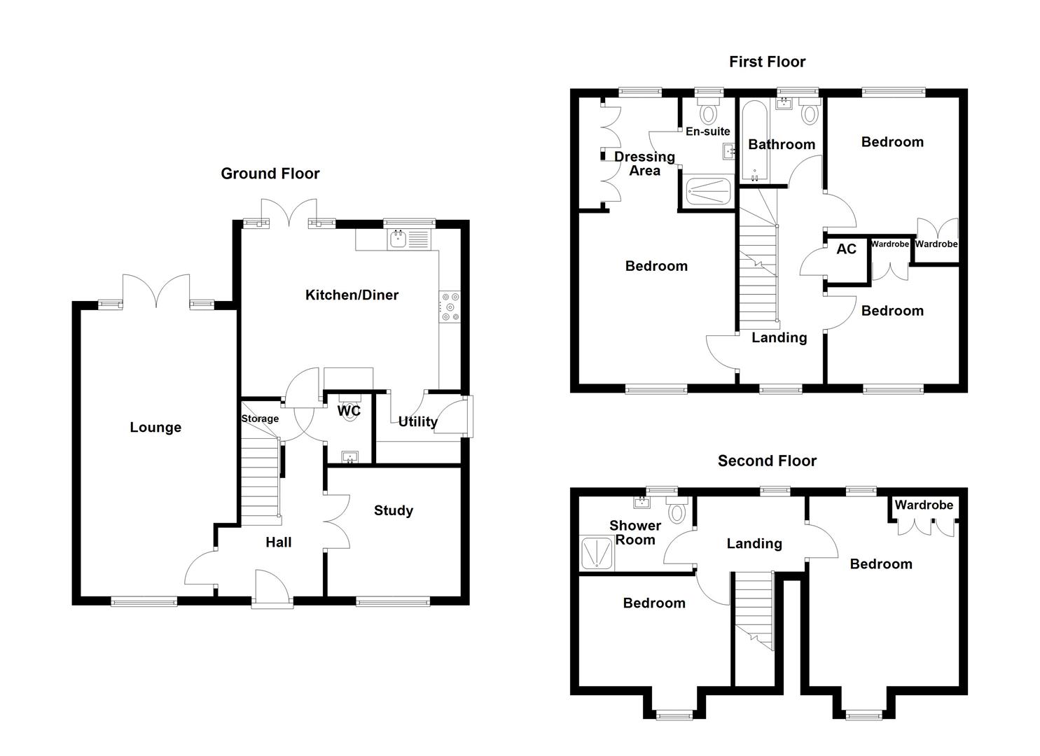 11, Bosworth Way, Anstey floorplan