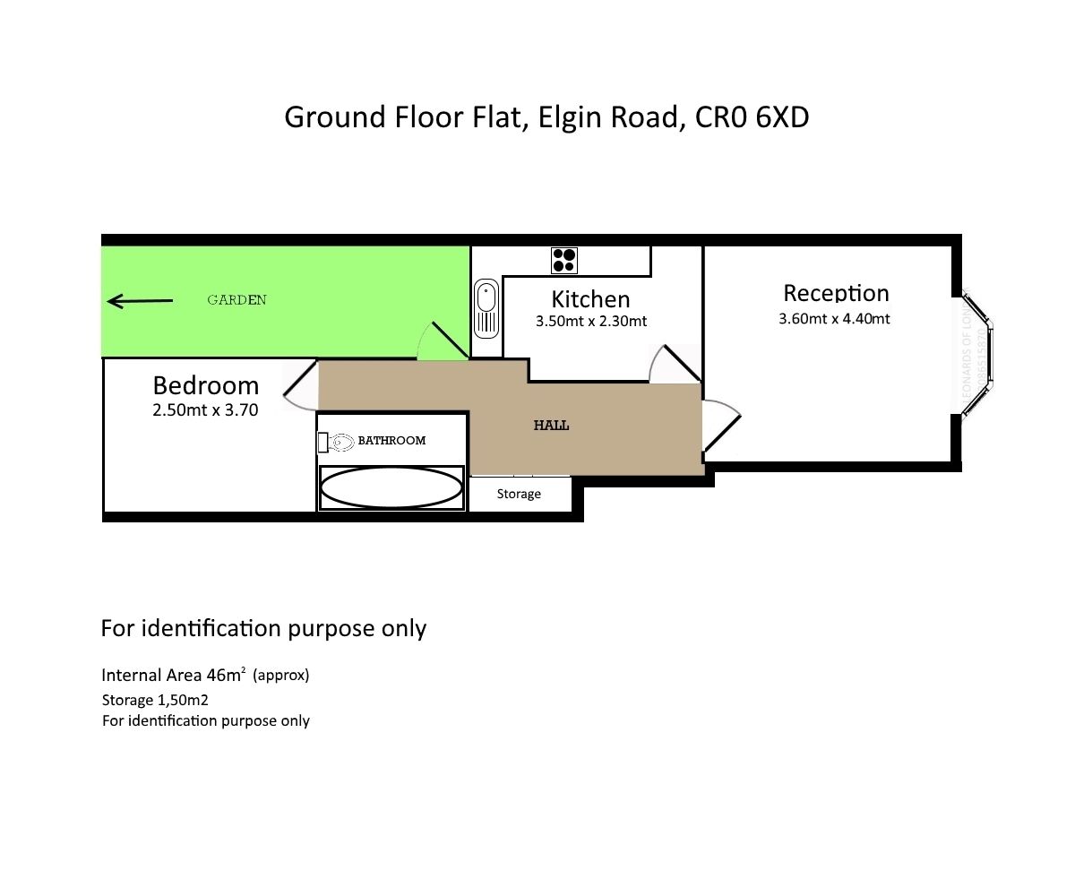 1 Bedrooms Flat to rent in Elgin Road, Addiscombe, Croydon CR0