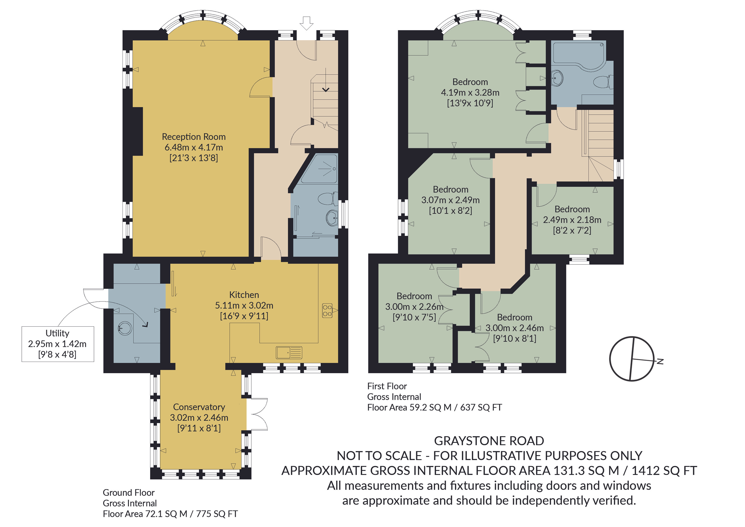 52 Graystone Road, Whitstable floorplan