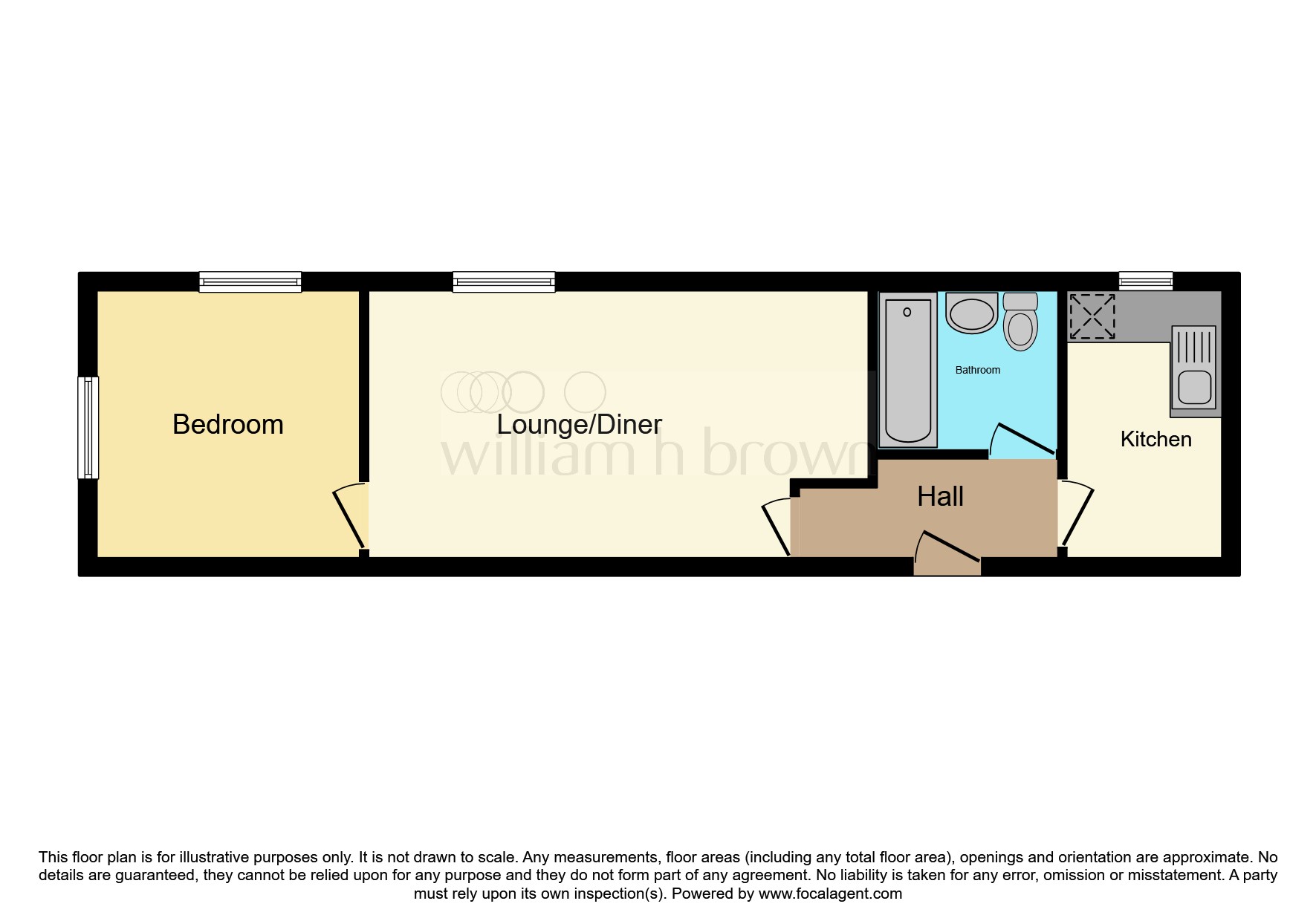 Flat 5, Phorpres House, 189, London Road, Peterborough floorplan
