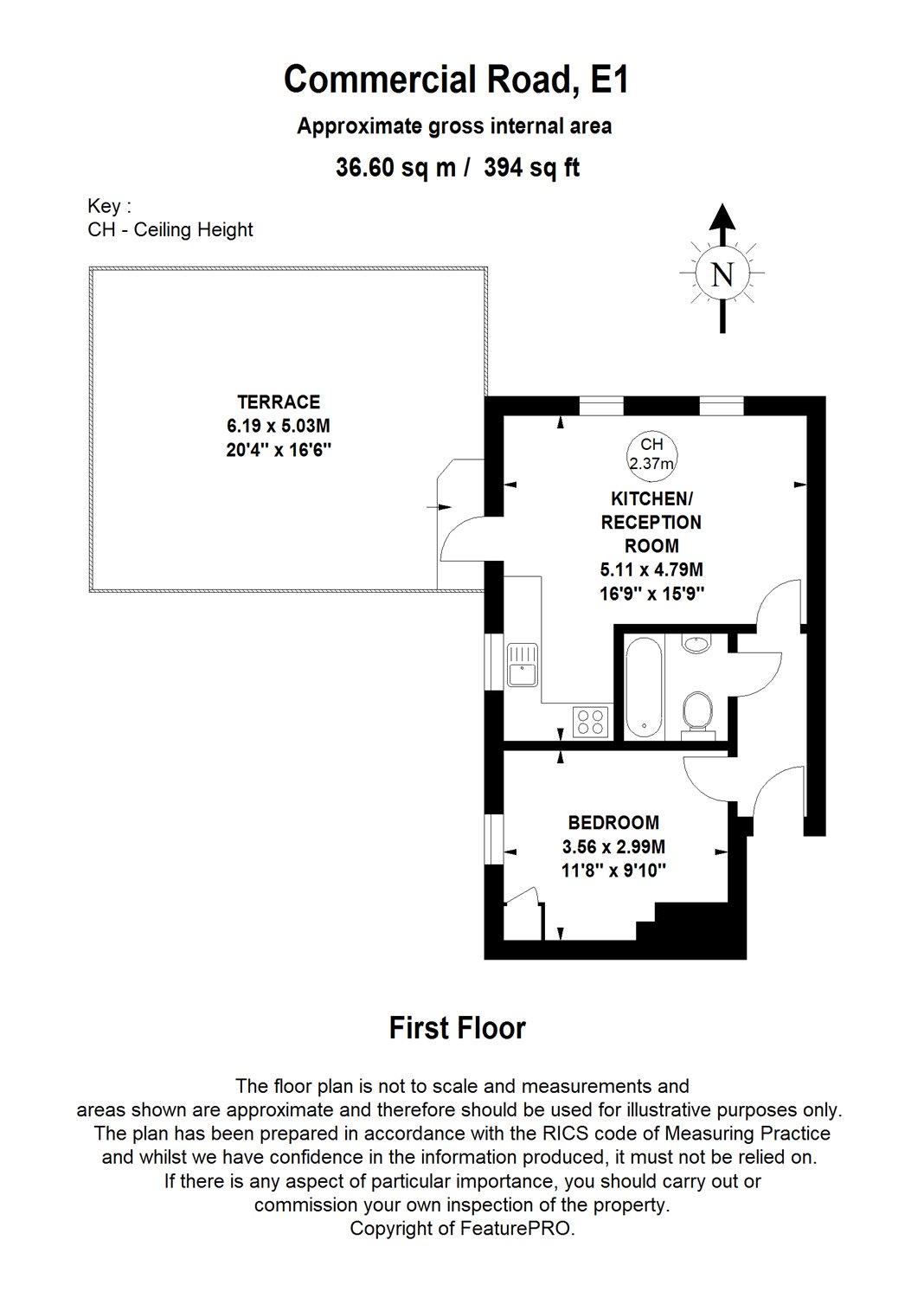 1 Bedrooms Flat to rent in Commercial Road, London E1