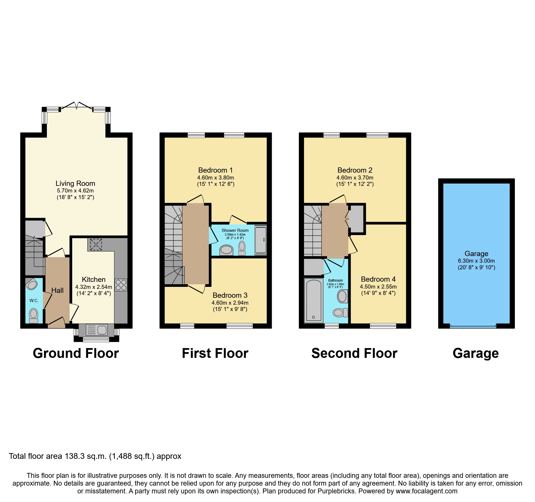 131, Willowherb Road, Bristol floorplan