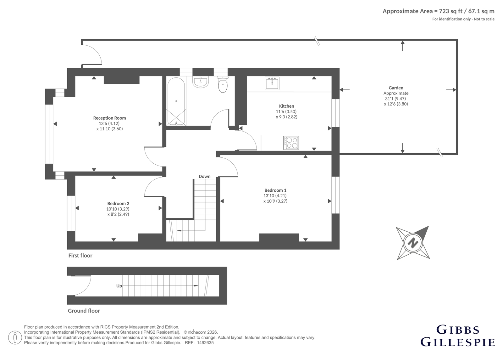 45A, Waldemar Avenue, London floorplan