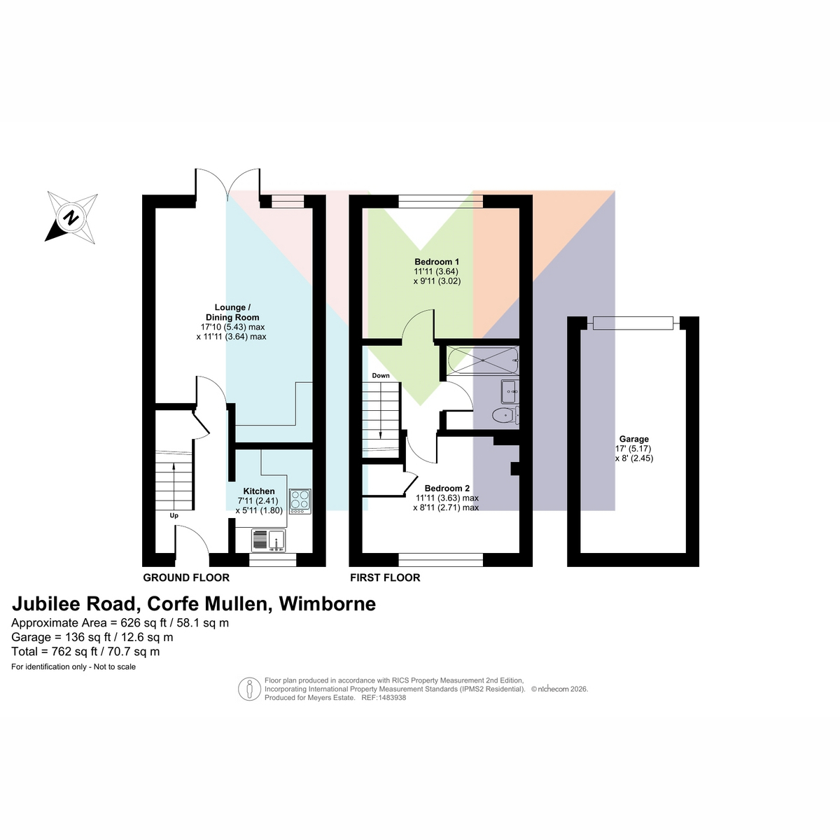 4, Jubilee Road, Wimborne floorplan