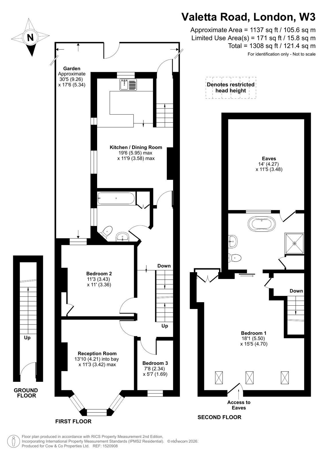 162A,, Valetta Road, London floorplan