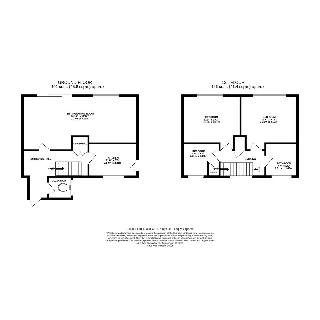 2, Hopgarden Close, Hastings floorplan