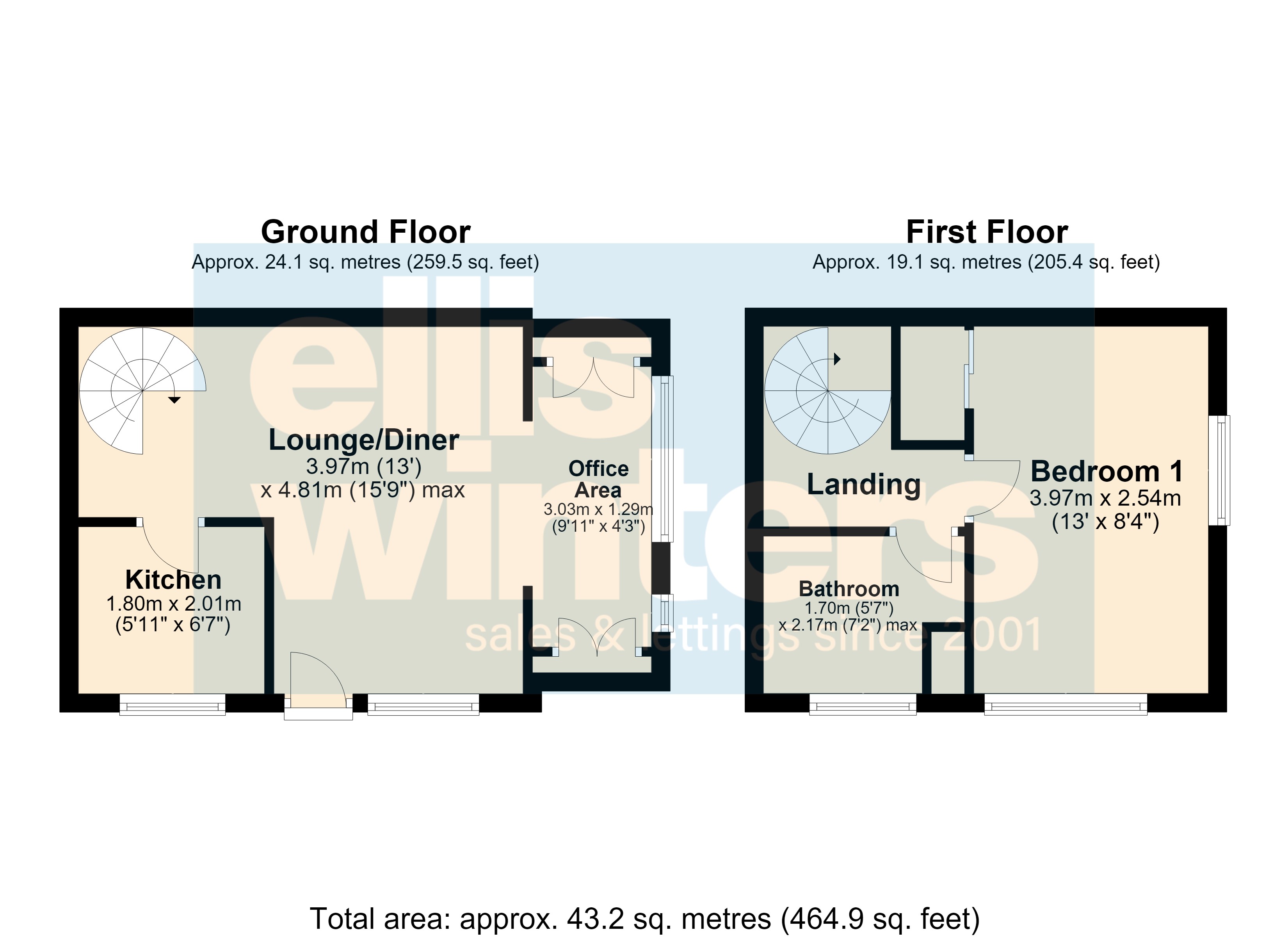 14, Bevills Close, Doddington floorplan