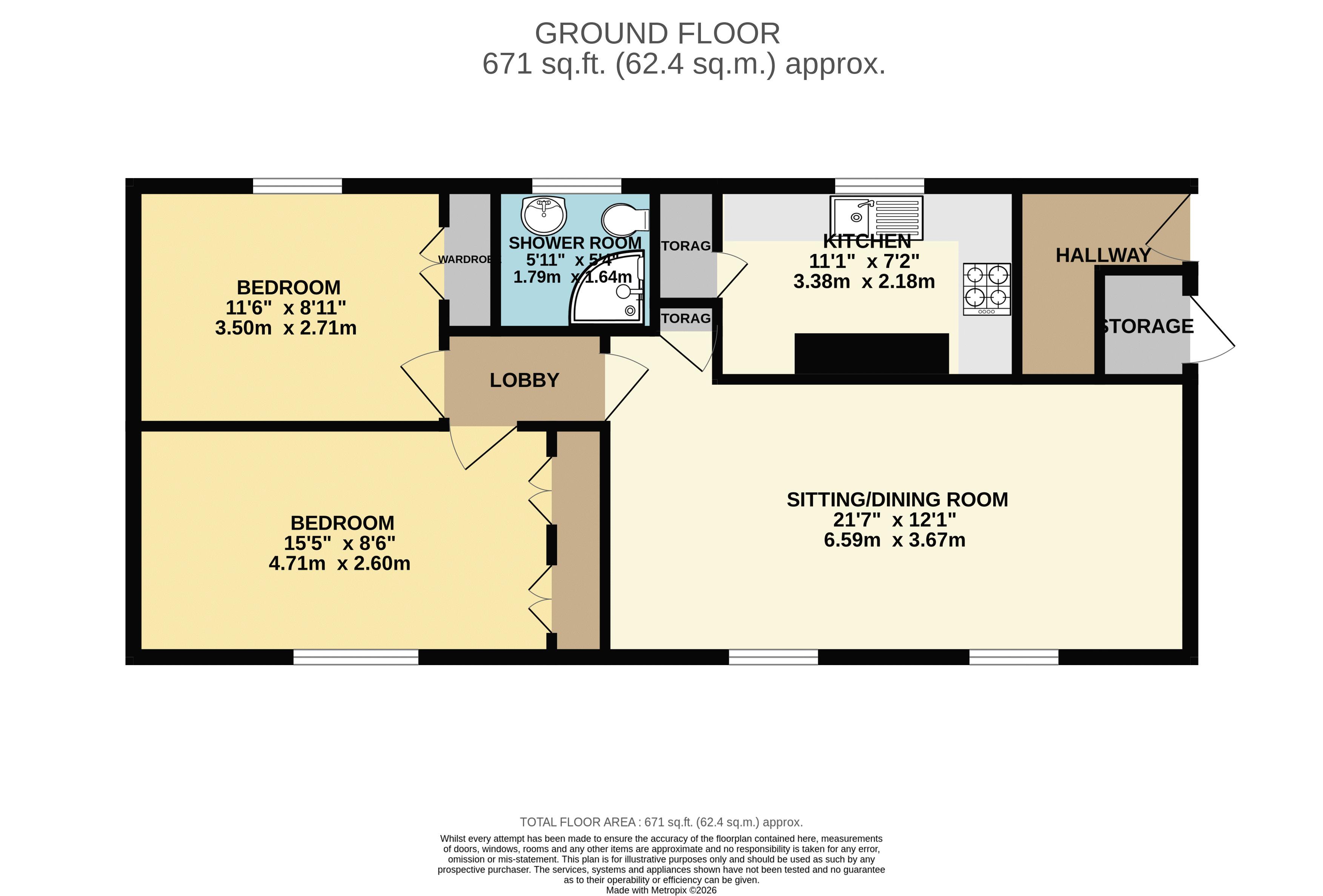 120, Whittern Way, Hereford floorplan