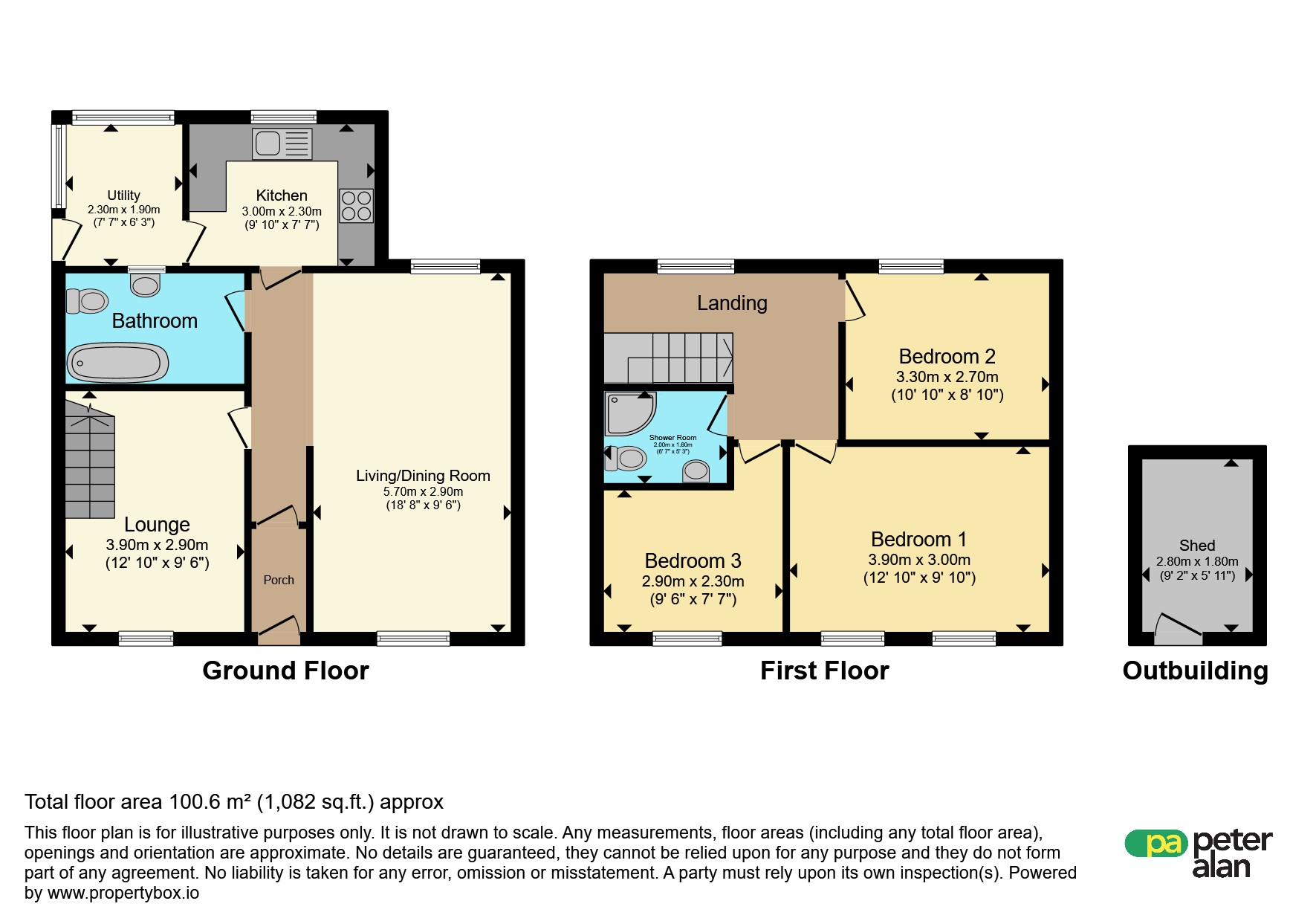 43, New Road, Swansea floorplan