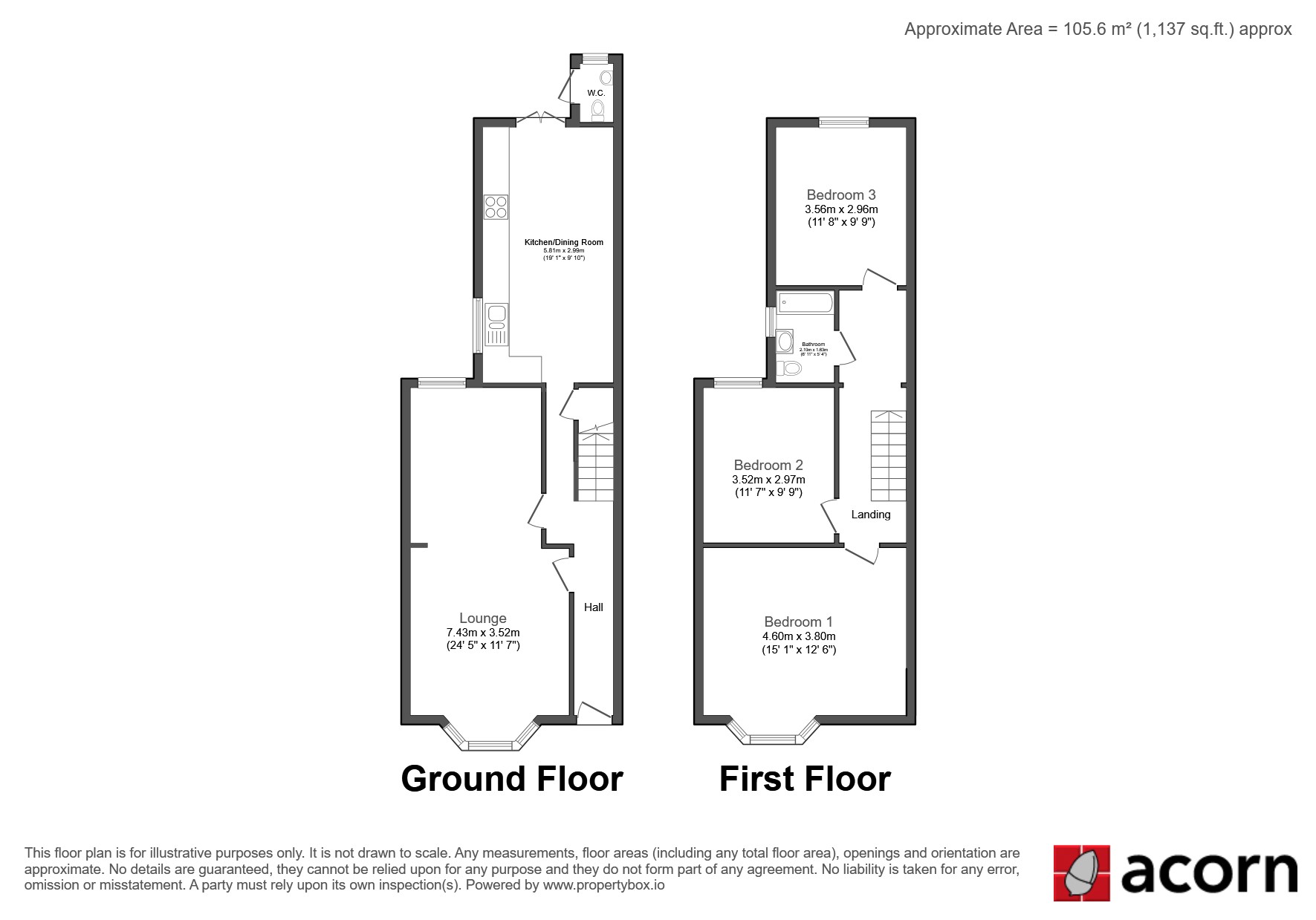 26, Woodhurst Road, London floorplan