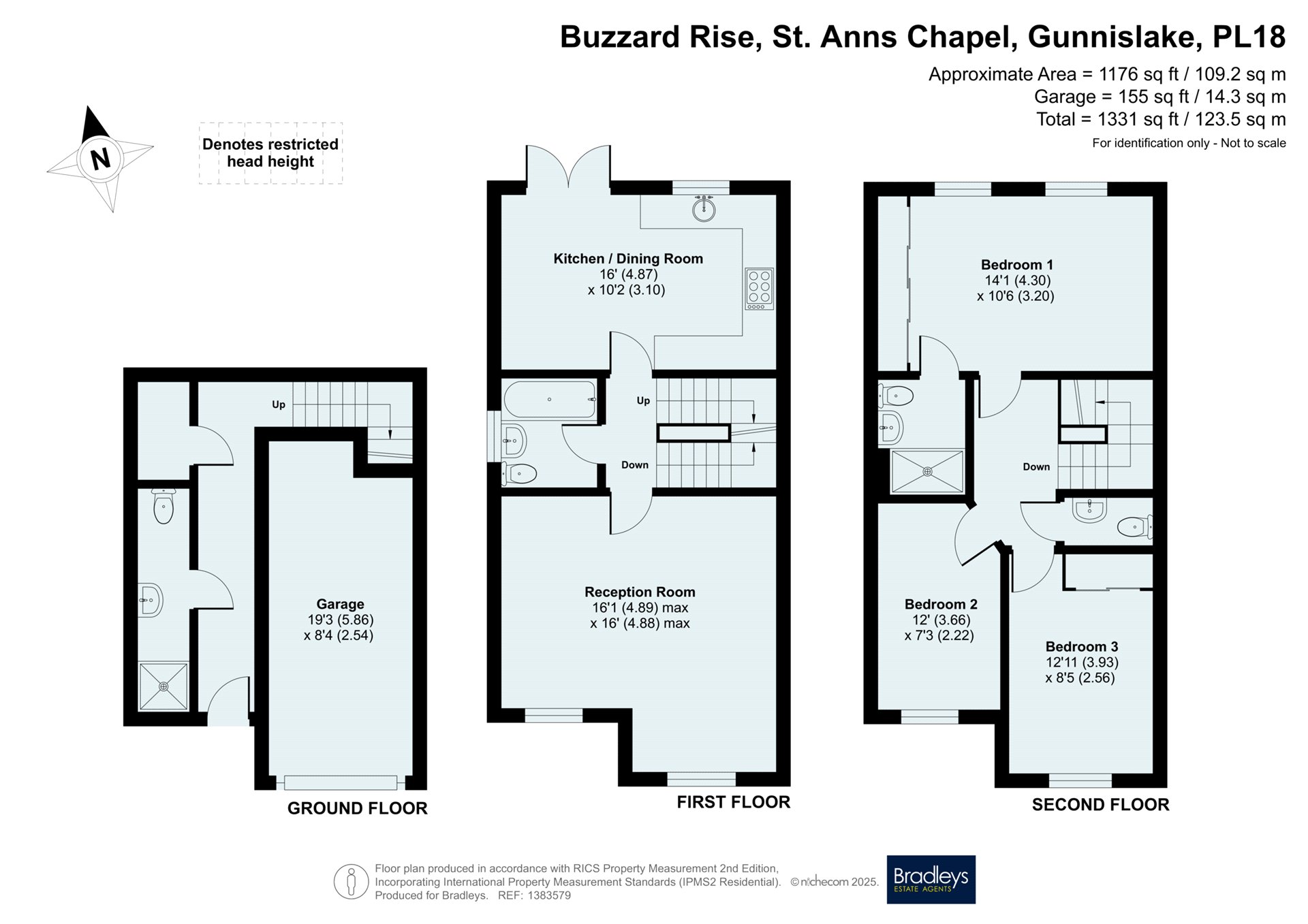 15, Buzzard Rise, Gunnislake floorplan