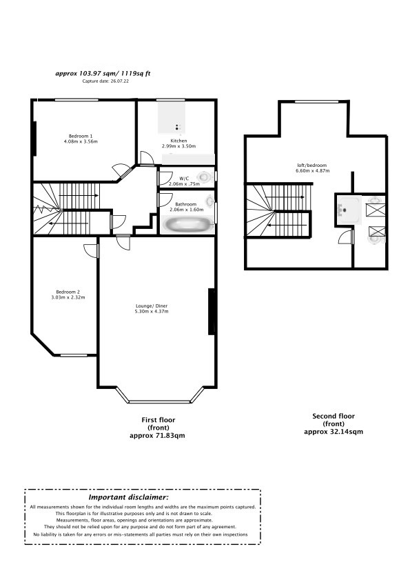 Flat 2, 2, Troutbeck Road, New Cross floorplan