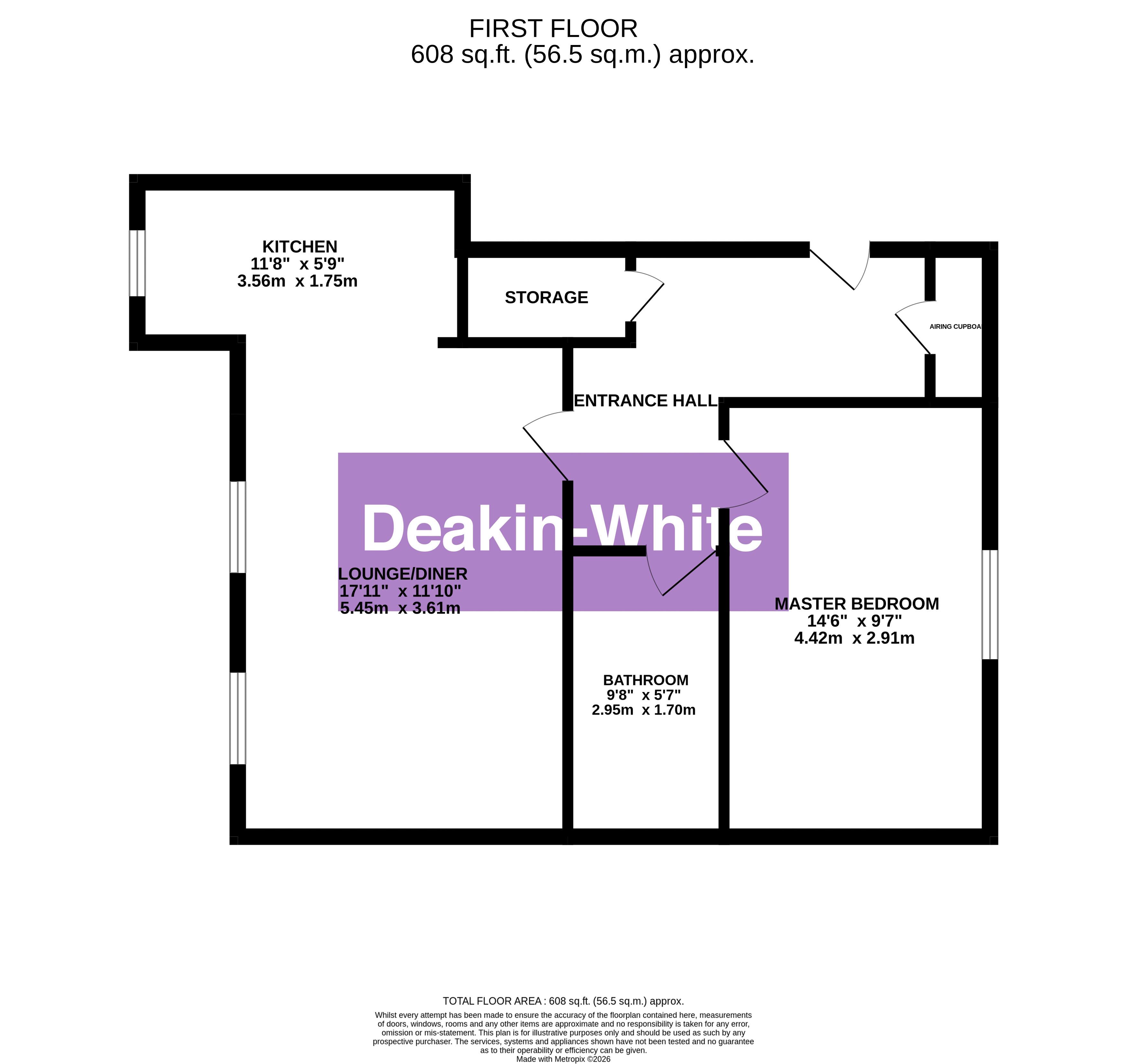 26, Monarch Way, Leighton Buzzard floorplan