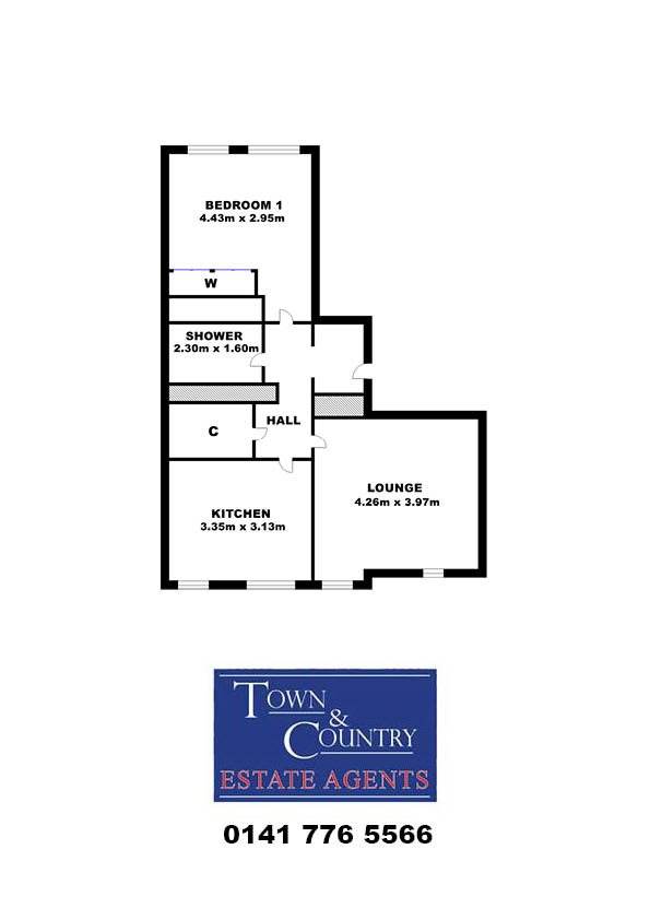 0/4 22, Neilston Road, Paisley floorplan