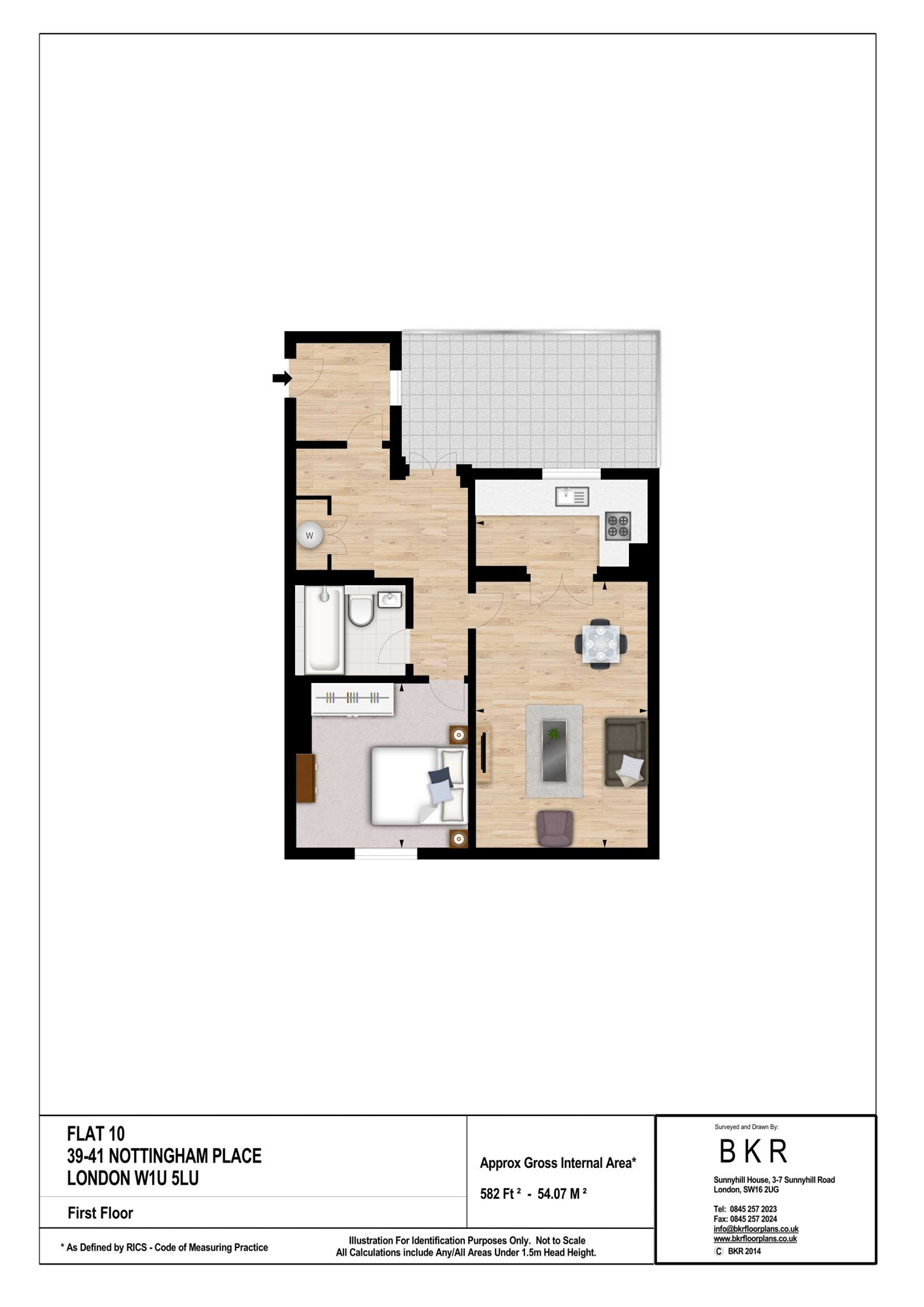 1 Bedrooms Flat to rent in 39-41 Nottingham Place, Marylebone, London W1U