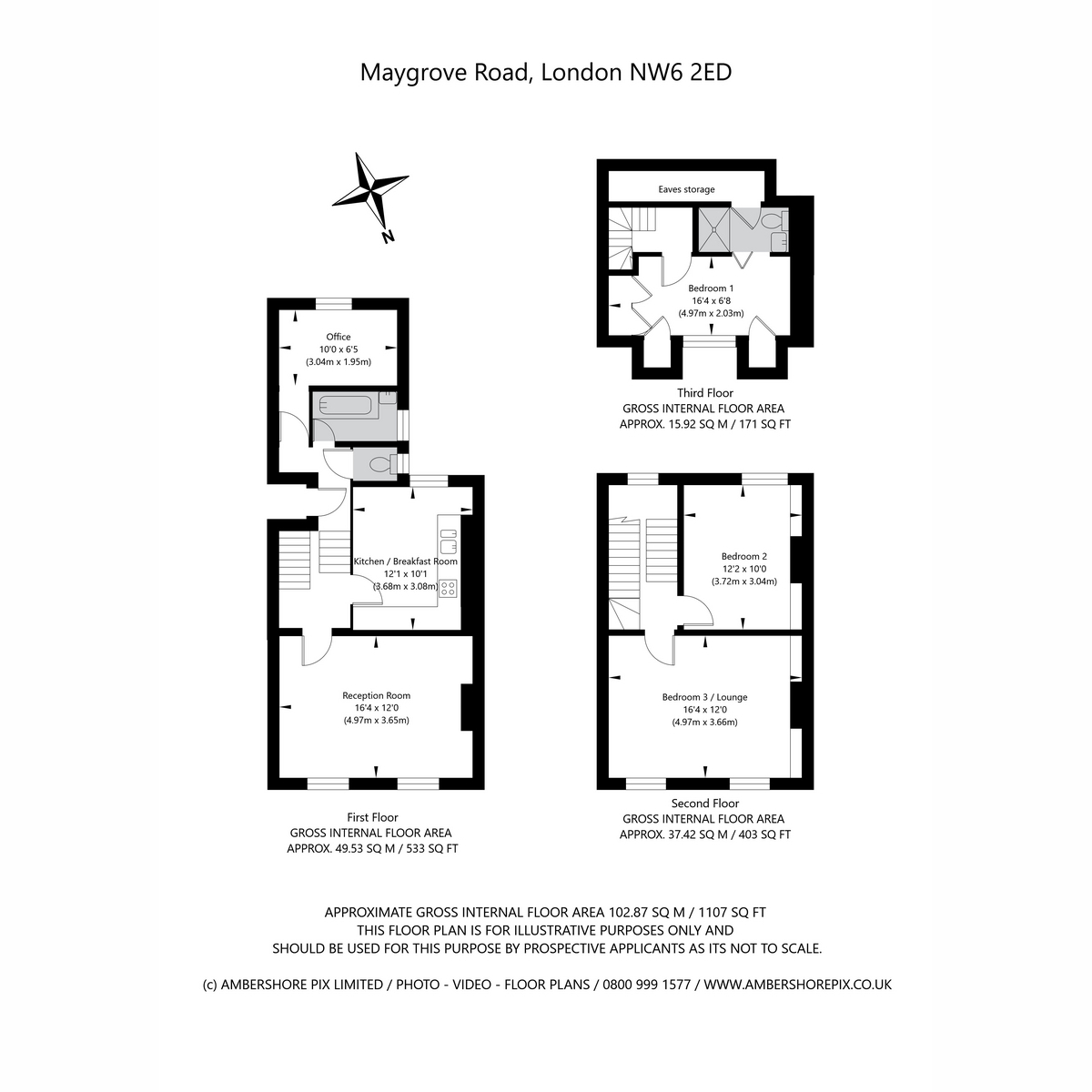 Flat Flat 2, 118, Maygrove Road, London floorplan