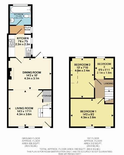 3 Bedrooms Terraced house to rent in Western Road, Brentwood CM14