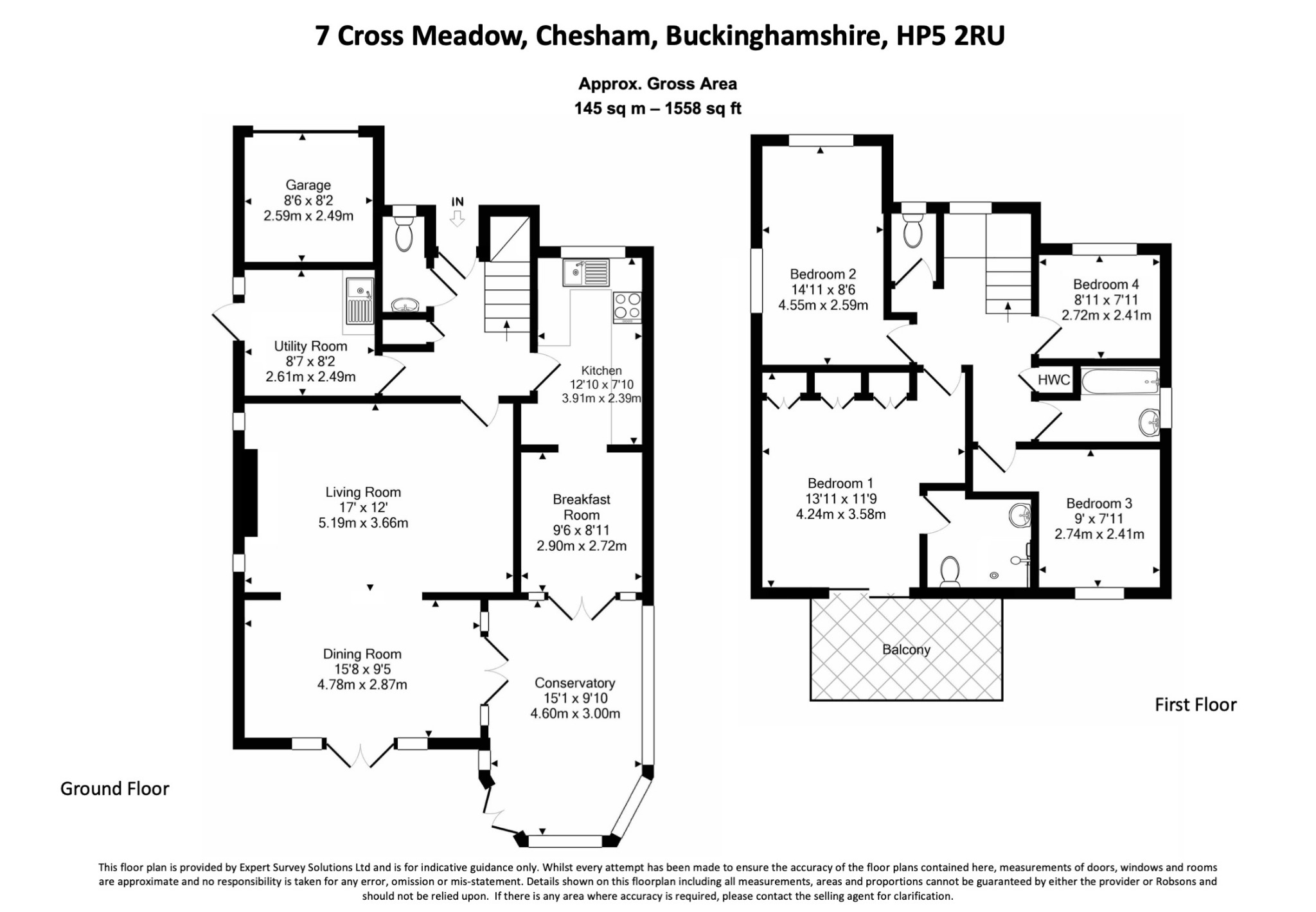 4 Bedrooms Detached house for sale in Cross Meadow, Chesham HP5