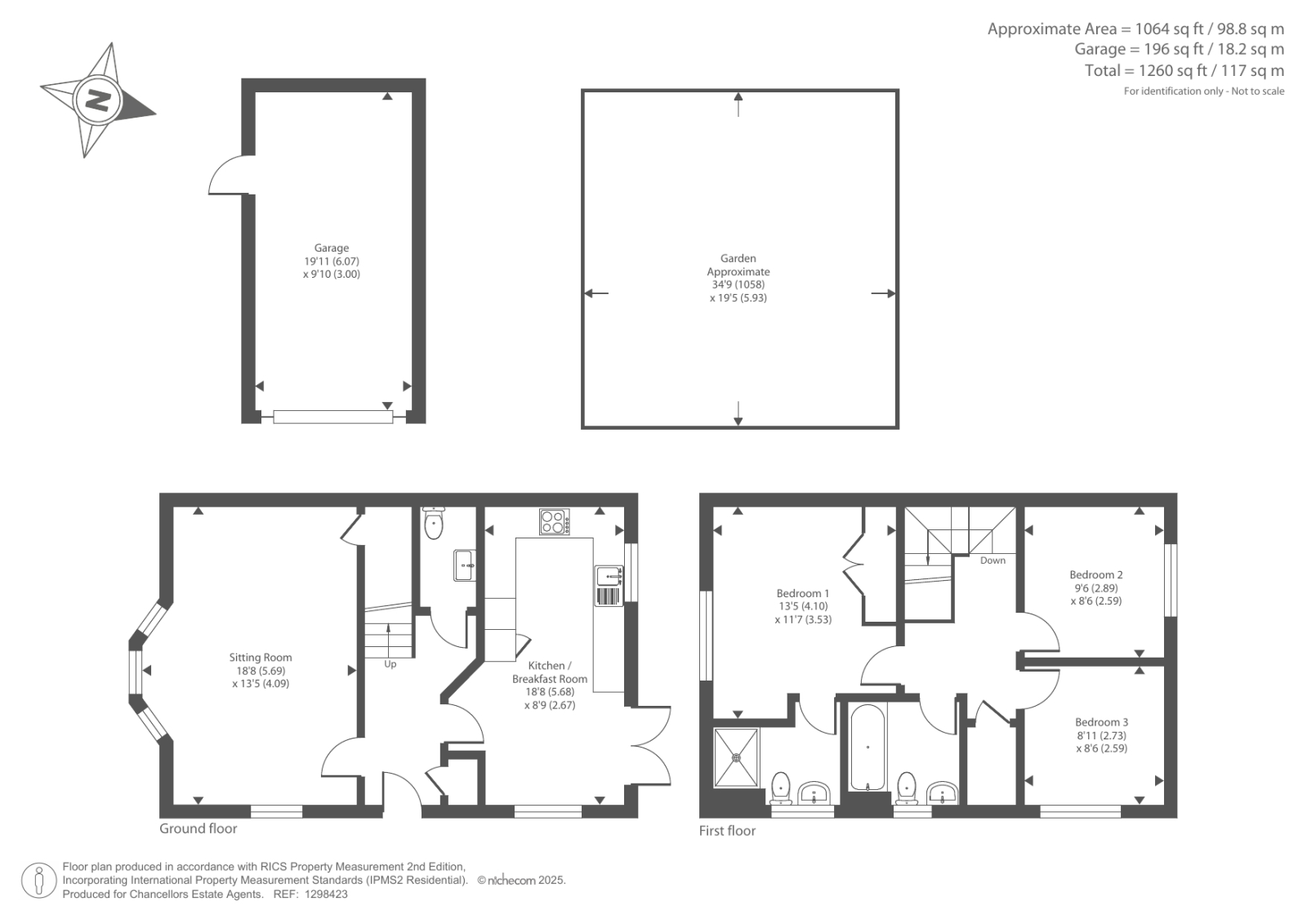 56, Bonners Mead, Wallingford floorplan