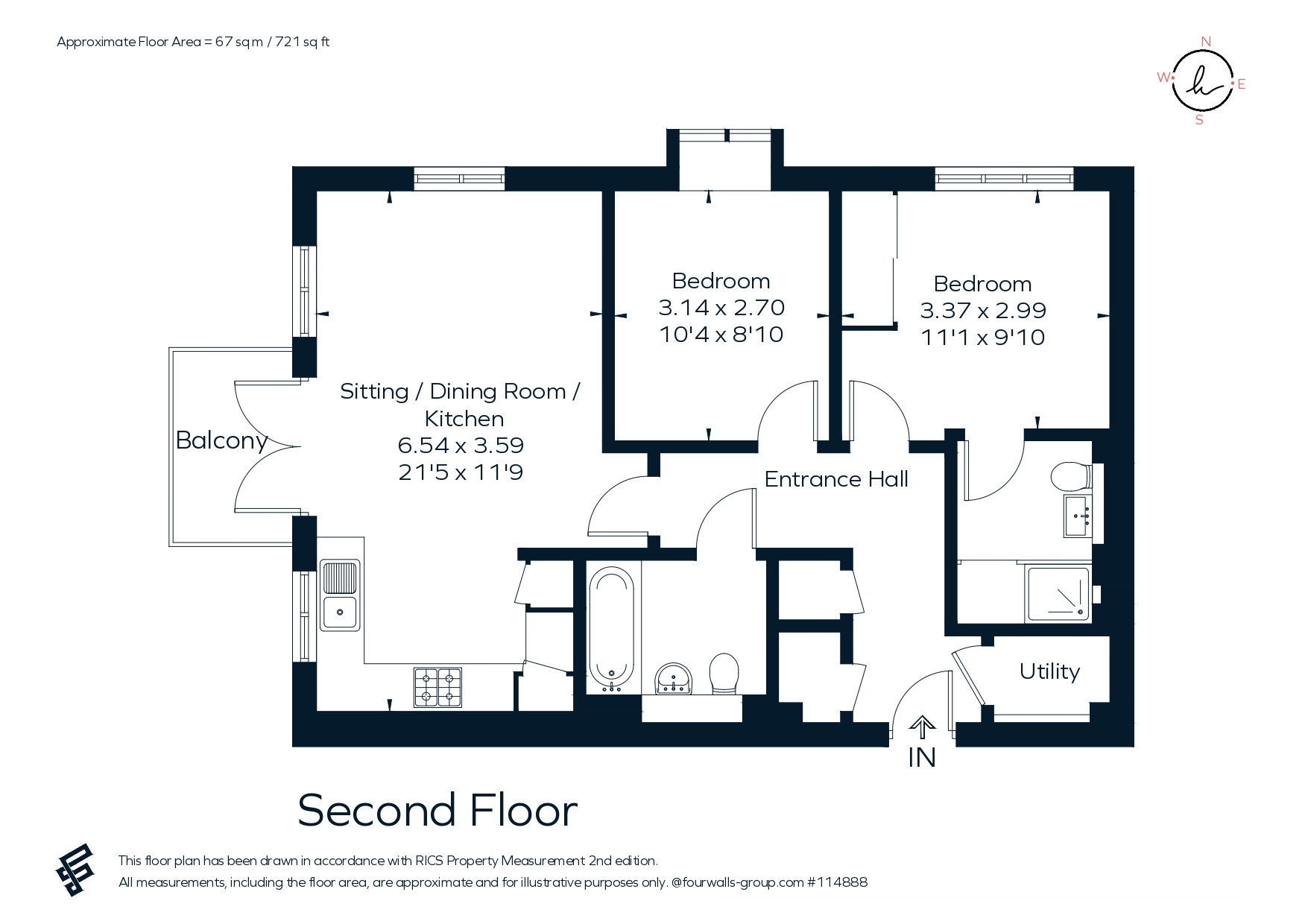 57, Aspen Road, High Wycombe floorplan