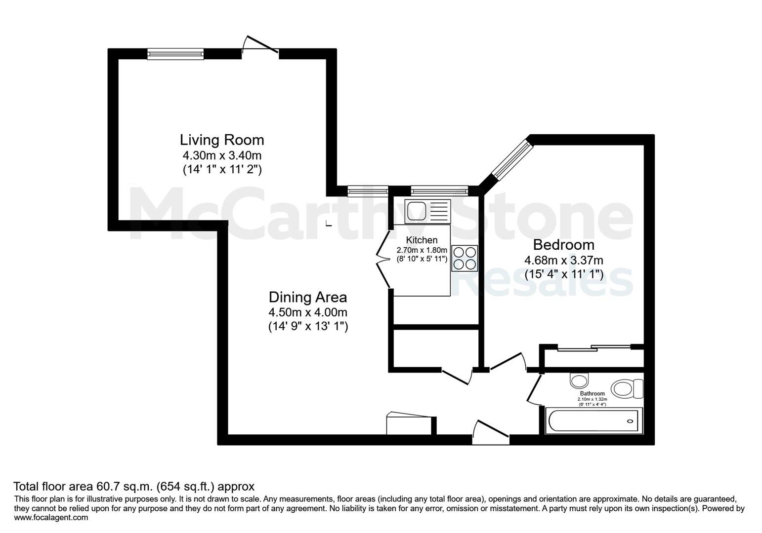 1 Lorne Court, School Road, Birmingham floorplan