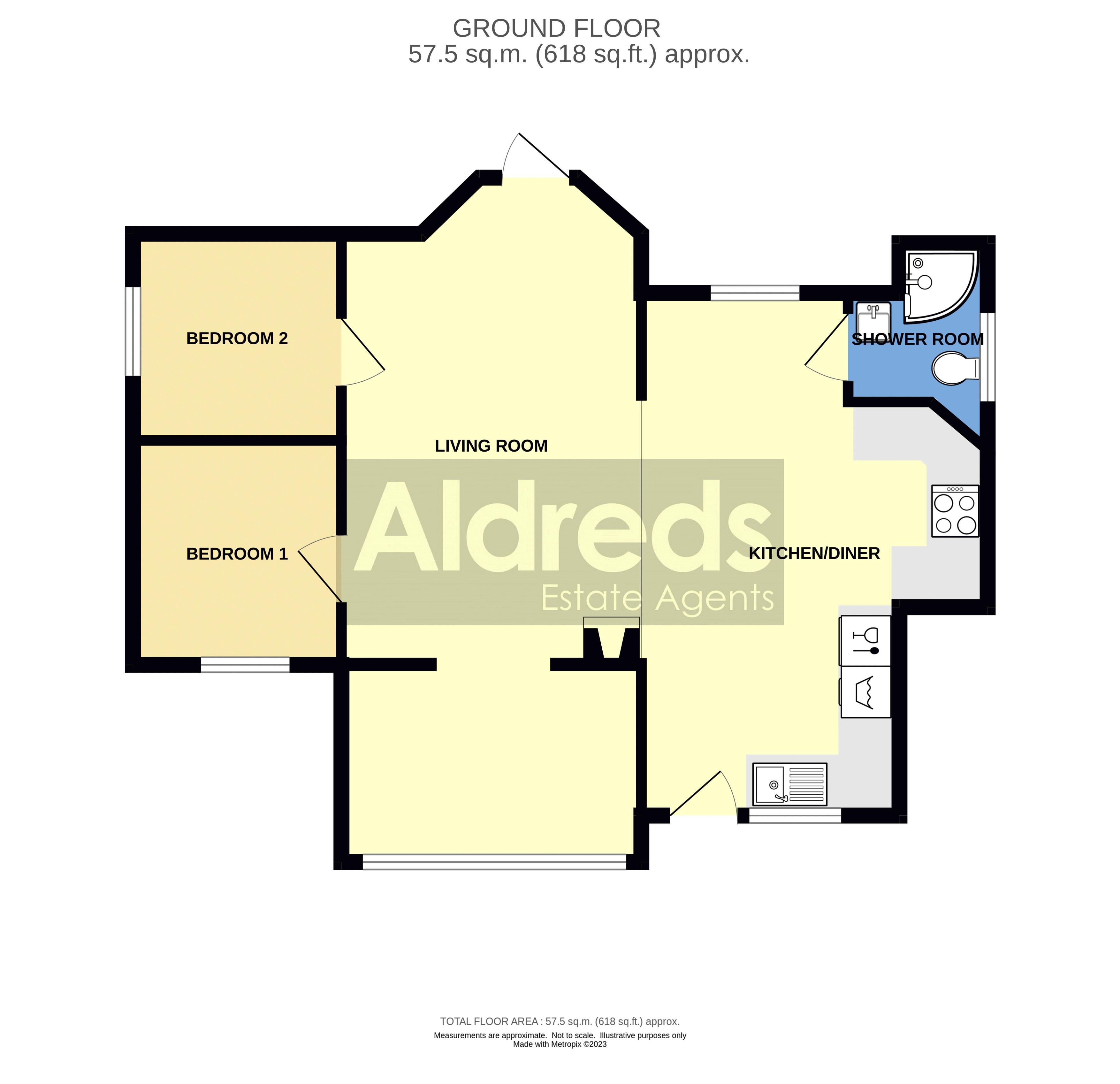 The Marrams, Hemsby, Great Yarmouth NR29, 2 bedroom detached bungalow