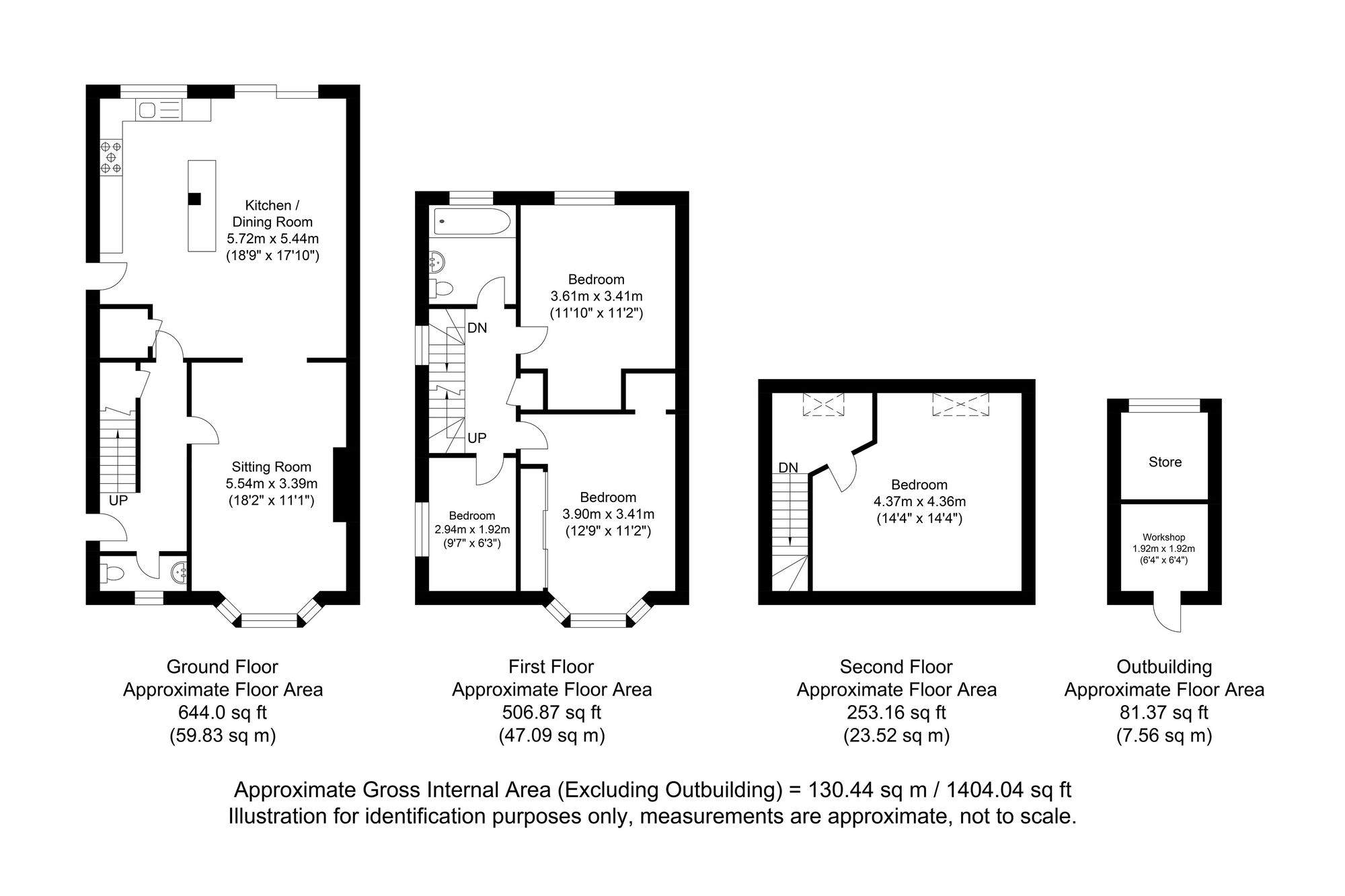 3 Harvard Road, Lewes floorplan