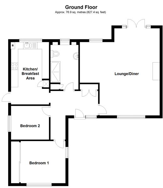 2 Bedrooms Detached bungalow for sale in Church Lane, Seasalter, Whitstable, Kent CT5