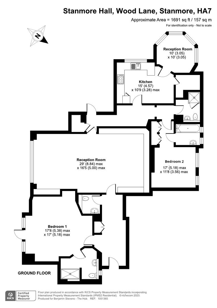 17 Stanmore Hall floorplan